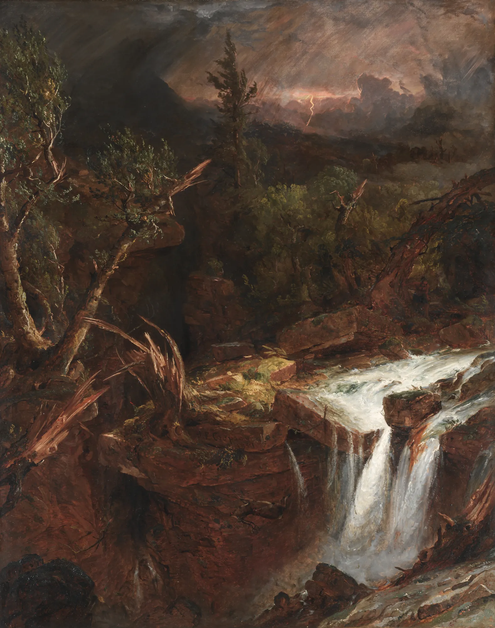 The Clove: A Storm Scene in the Catskill Mountains