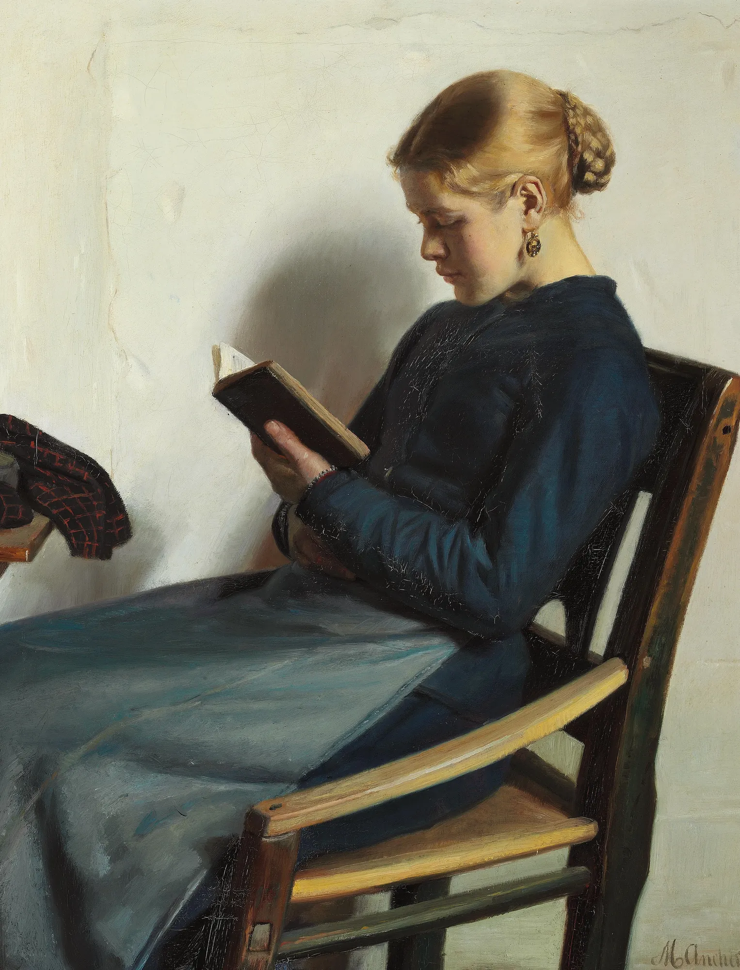 A Young Girl Reading (Maren Sofie Olsen)