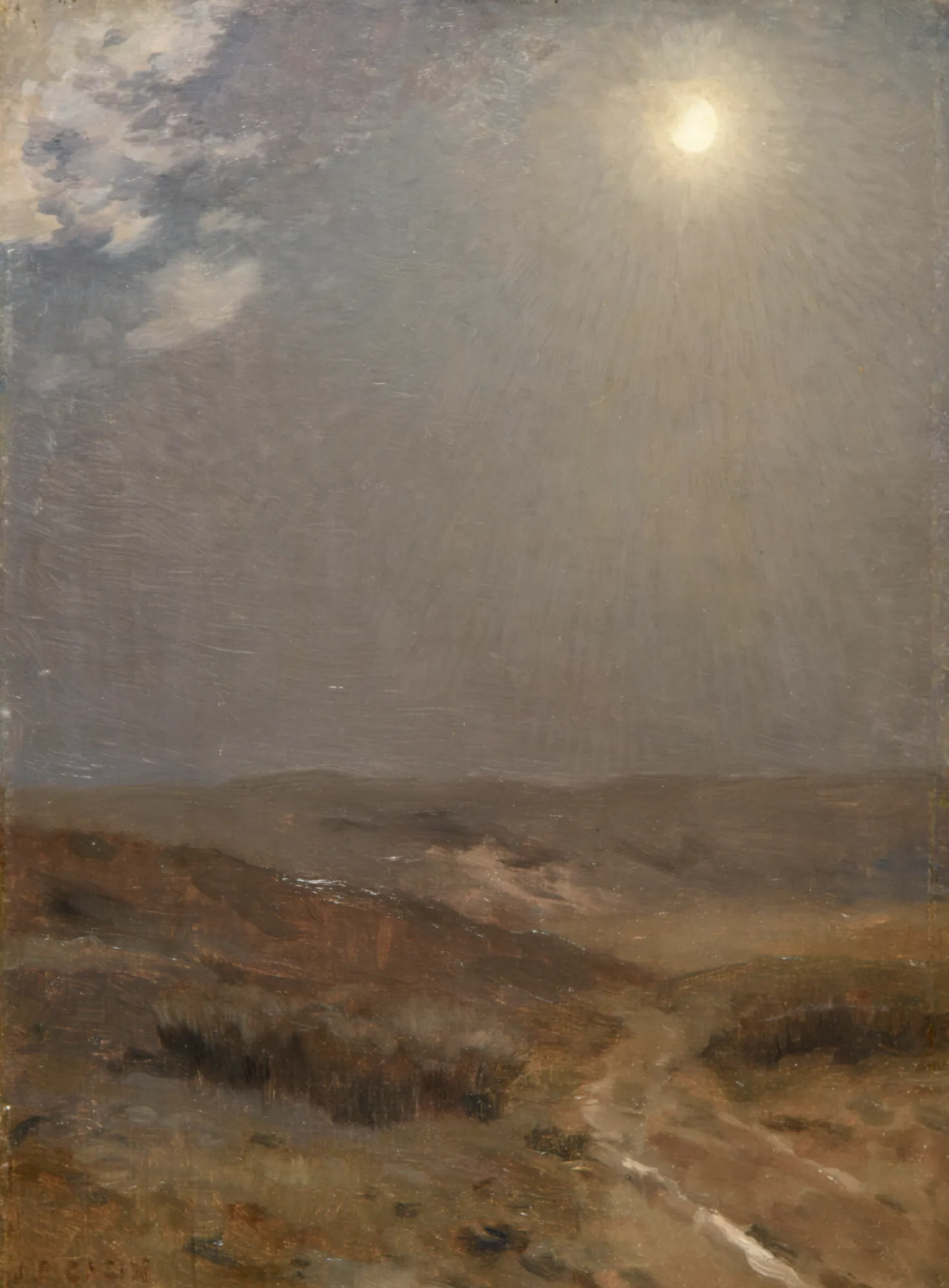 Moonlight Landscape (Paysage au clair de lune)