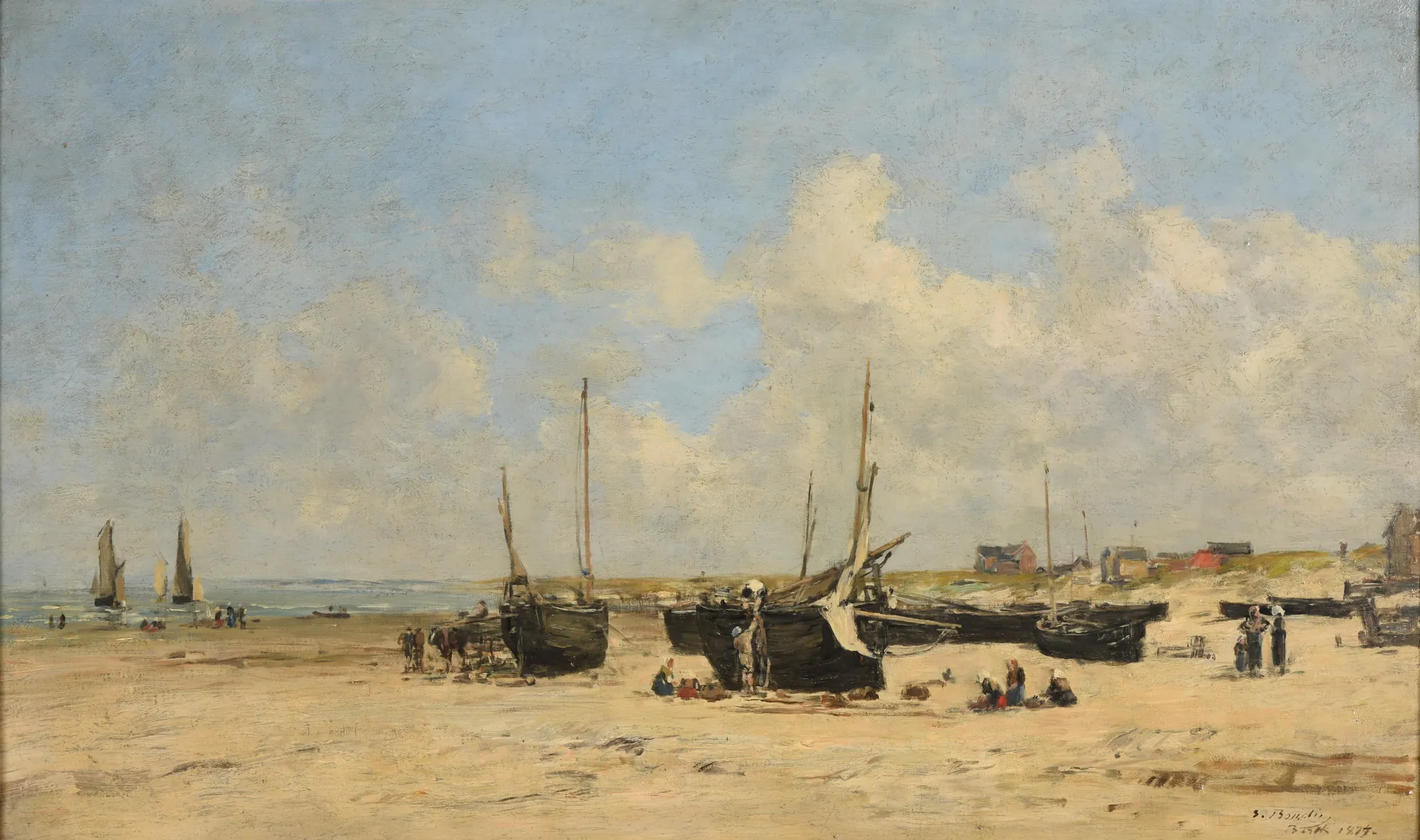 Beach of Berck at Low Tide (Plage de Berck à marée basse)