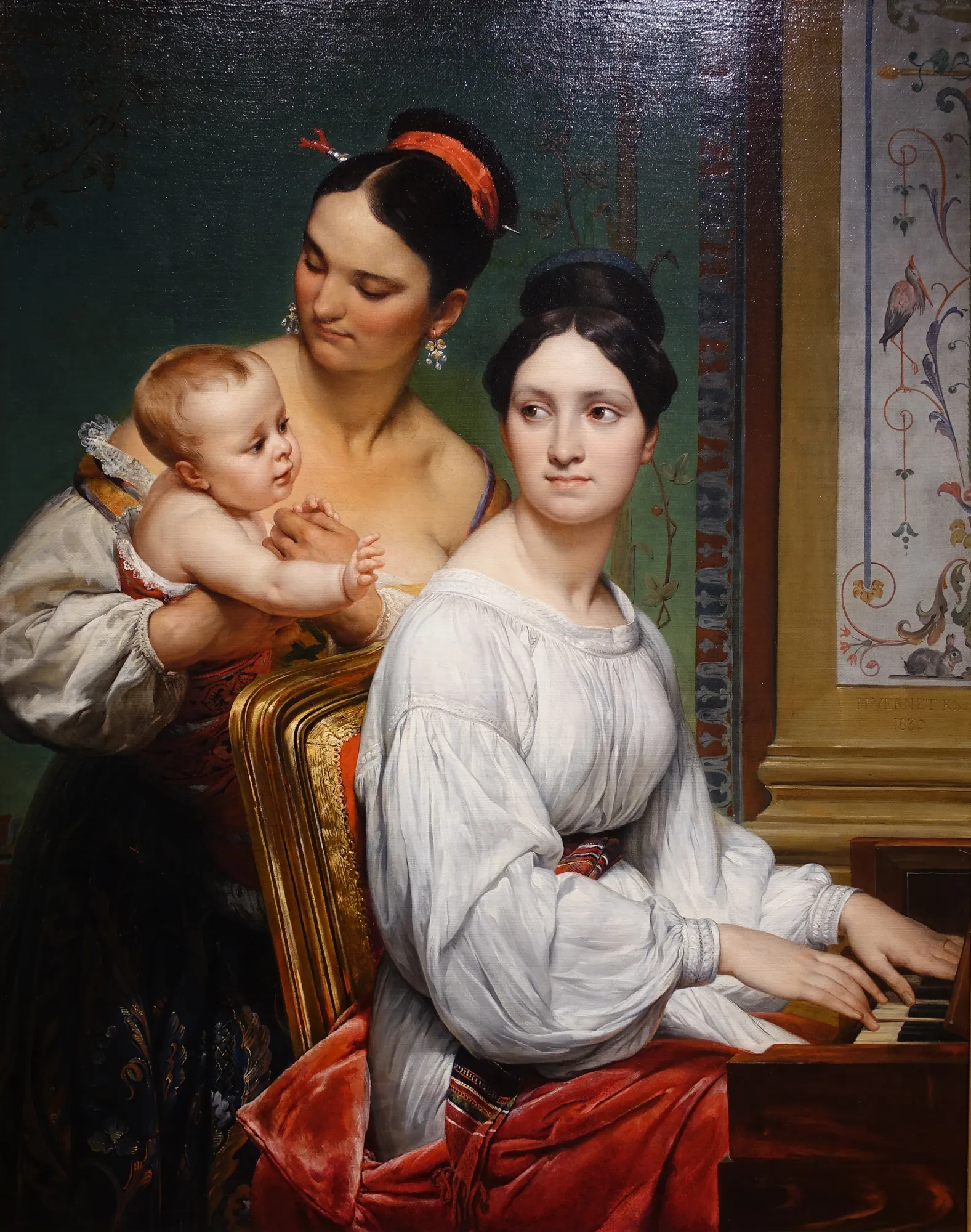 Portrait of the Marchesa Cunegonda Misciattelli with Her Infant Son and His Nurse
