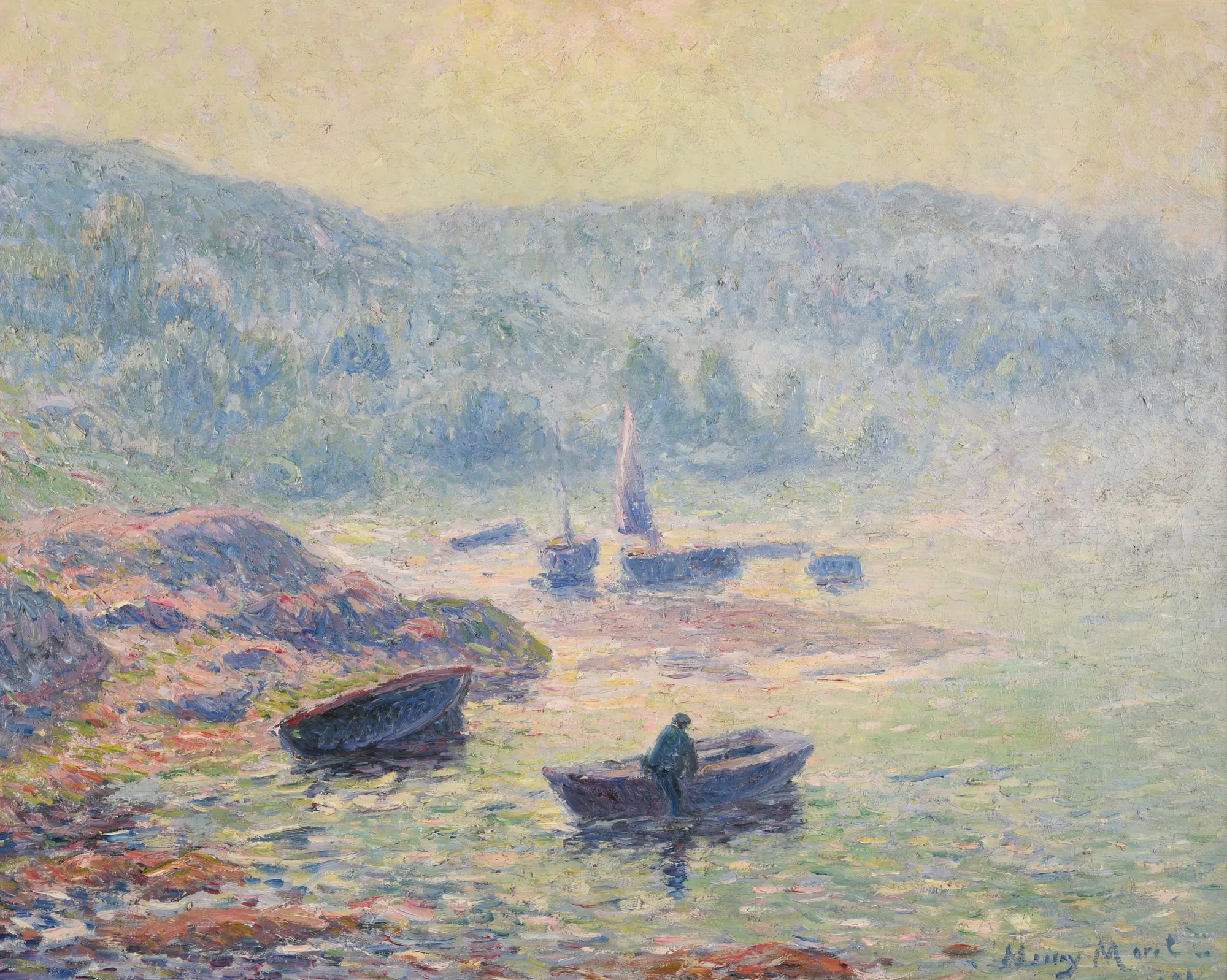 Mist on the River at Pont-Aven