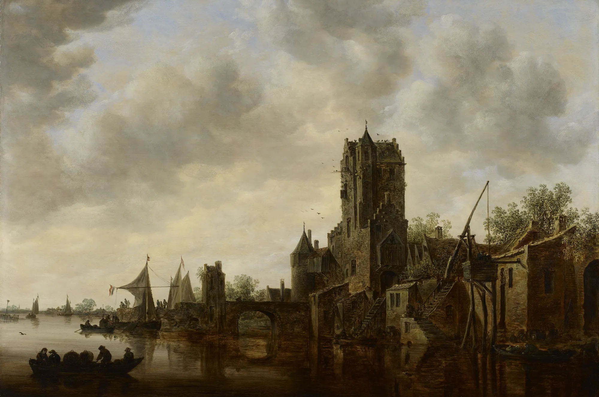 River Landscape with the Pellecussen Gate near Utrecht