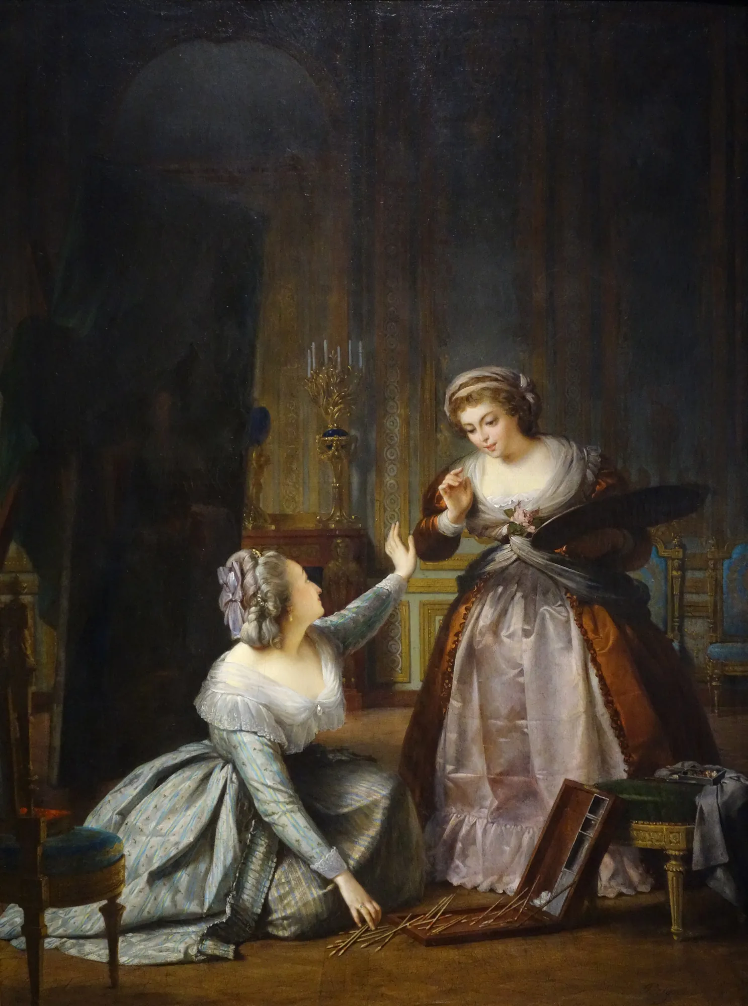 Marie Antoinette Gathering the Brushes of Madame Vigée Le Brun