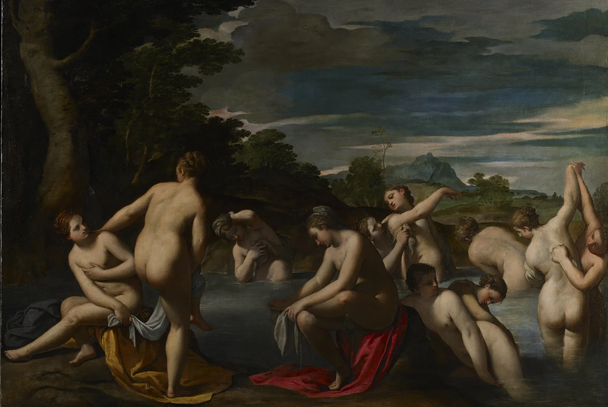 Nymphs at the Bath