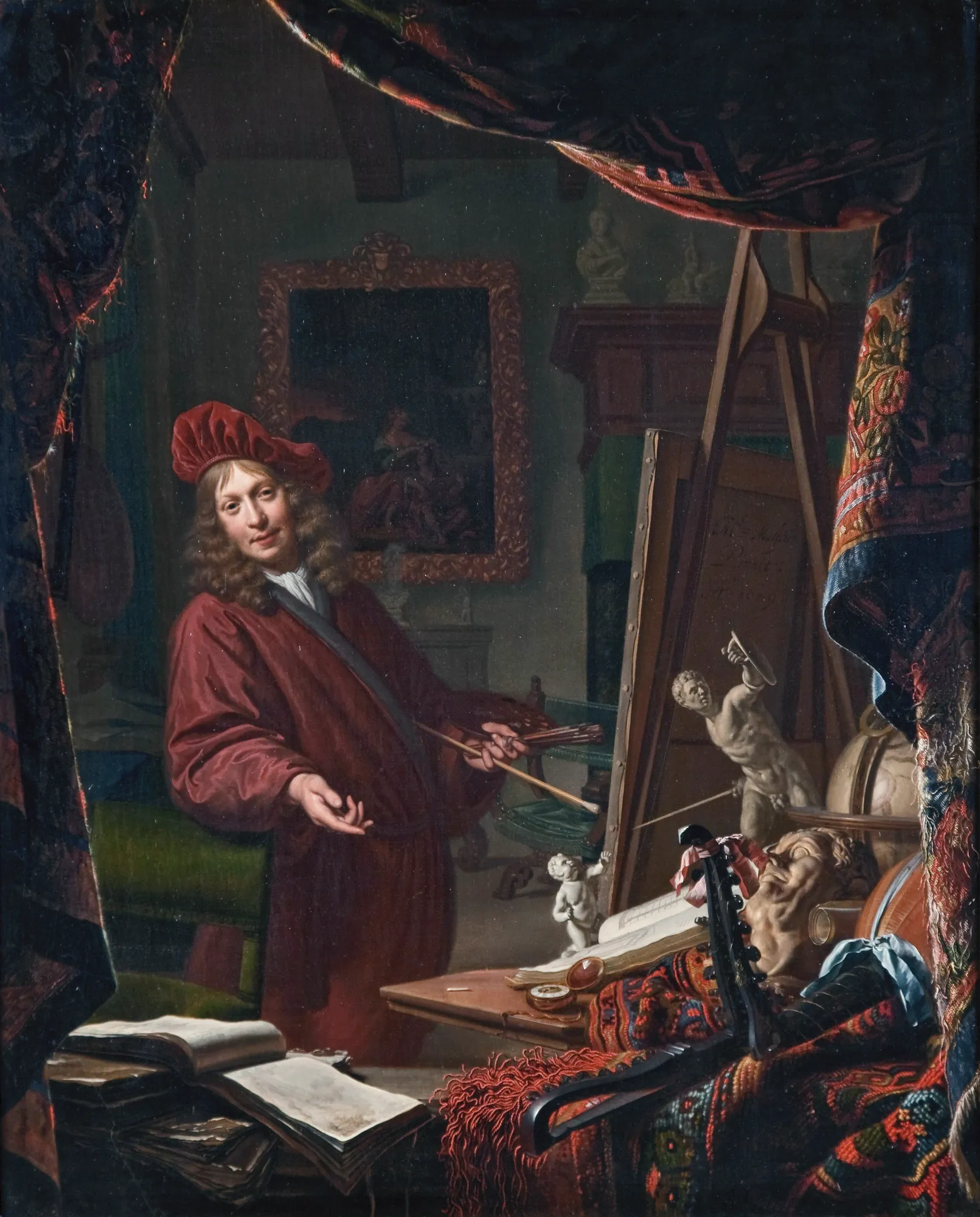 Self-Portrait in the Studio