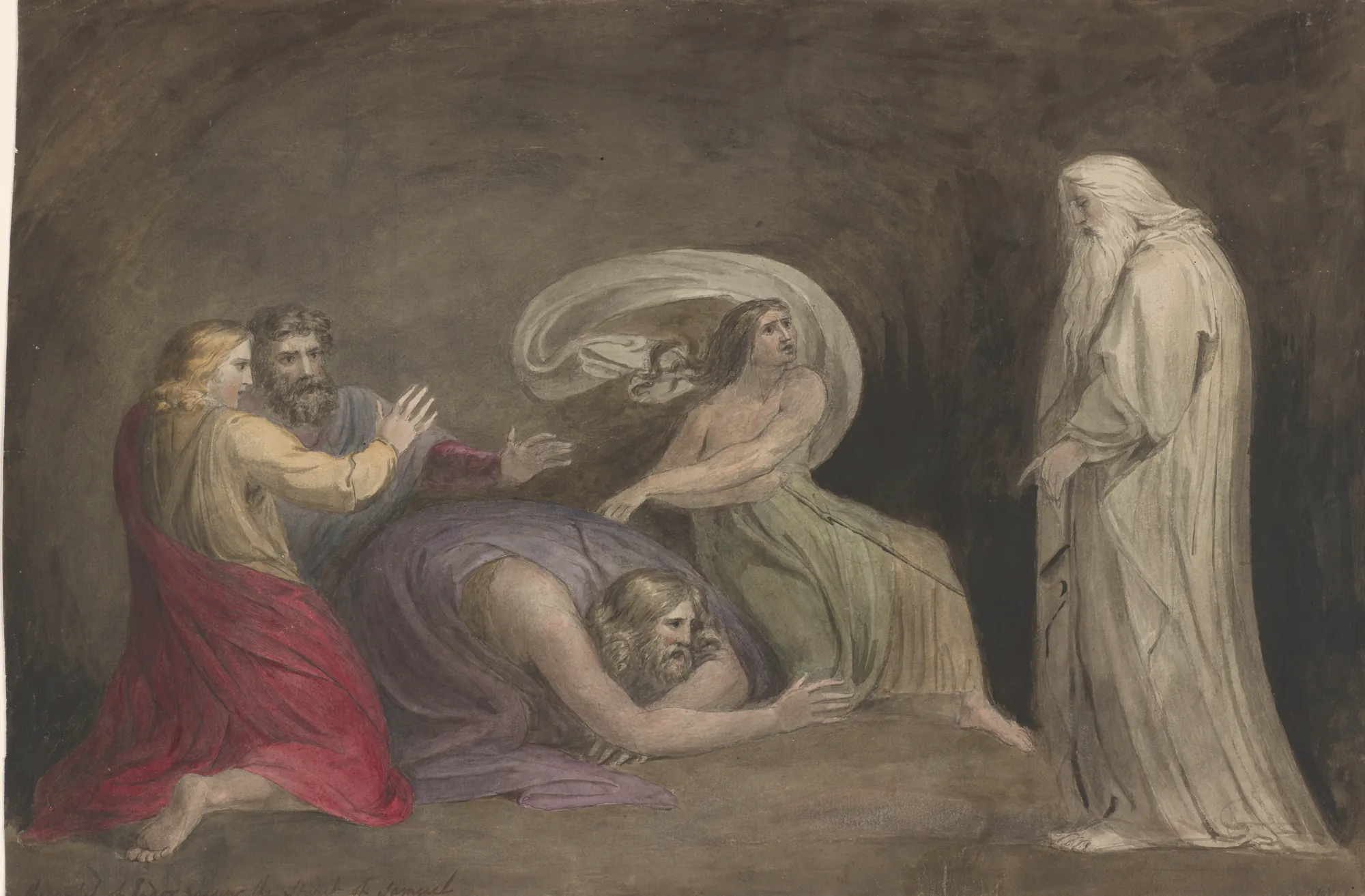 The Witch of Endor Raising the Spirit of Samuel