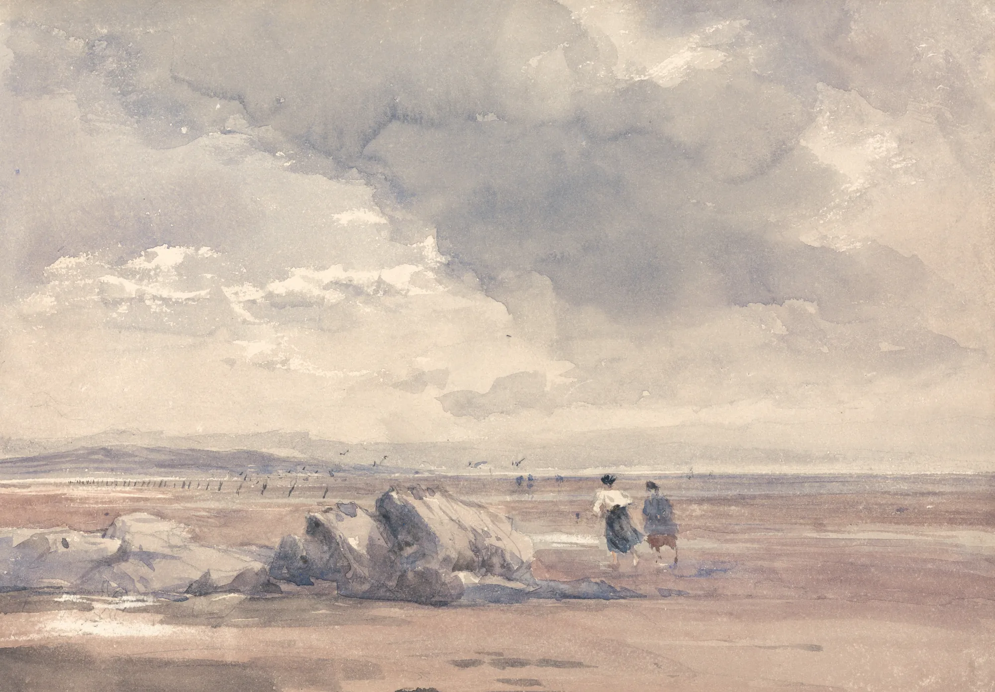 On Lancaster Sands, Low Tide