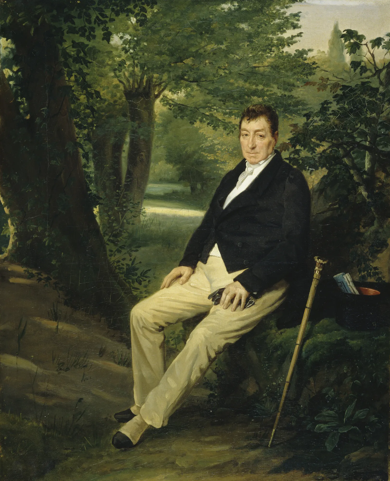 Portrait of General Lafayette in the Park at La Grange-Bléneau