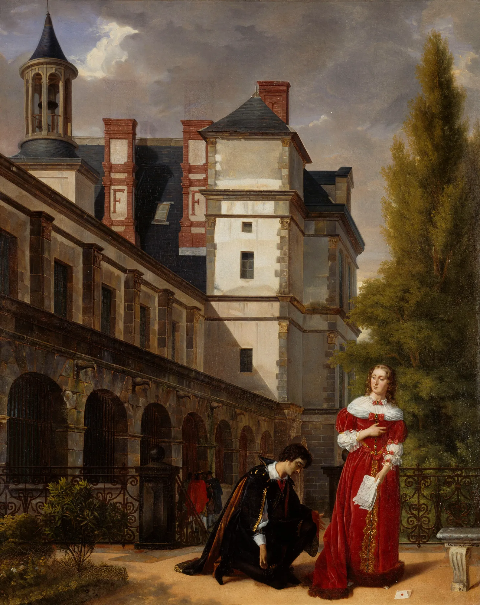 Queen Christina of Sweden at Fontainebleau