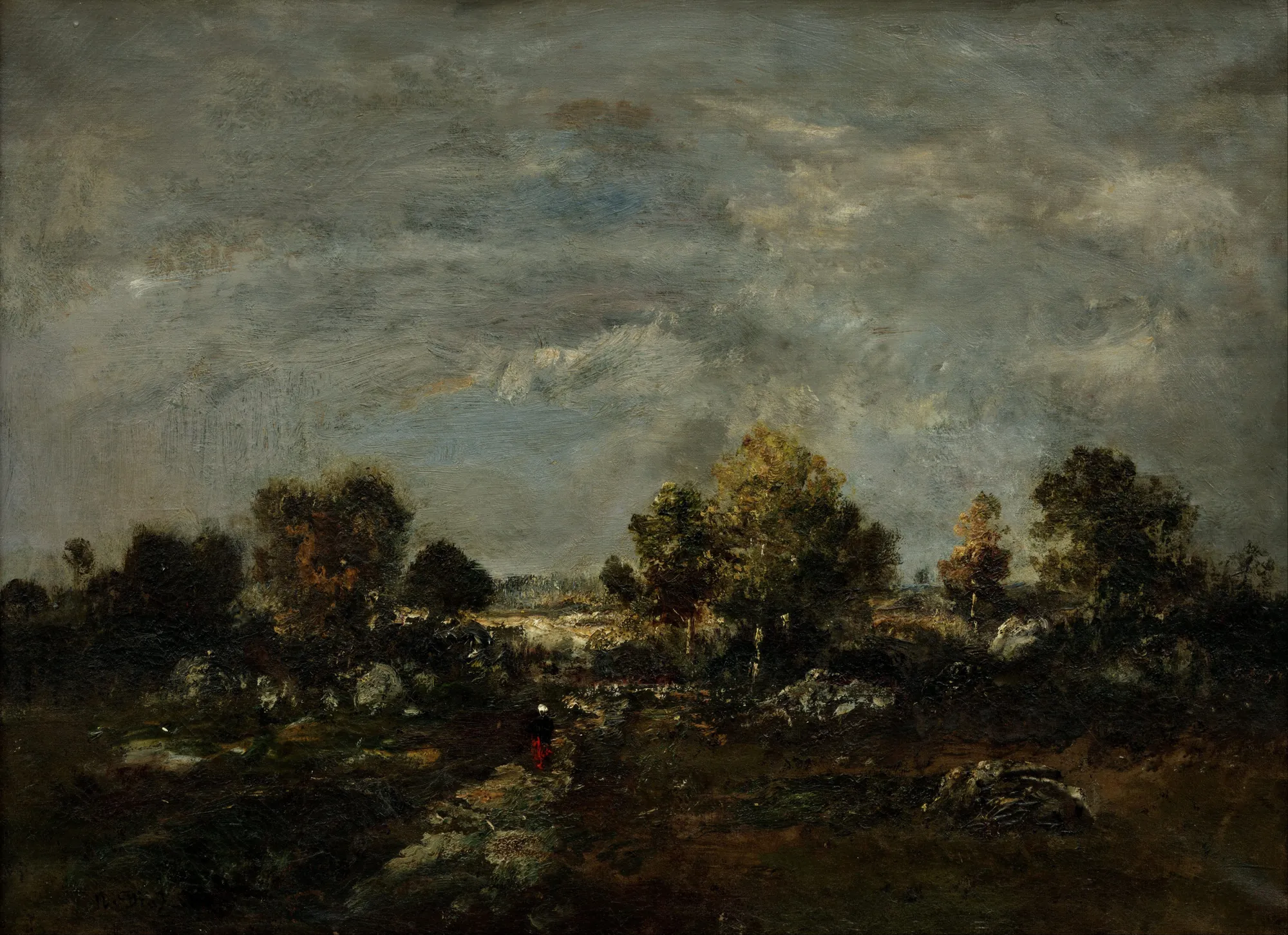 A Heath Scene at Fontainebleau