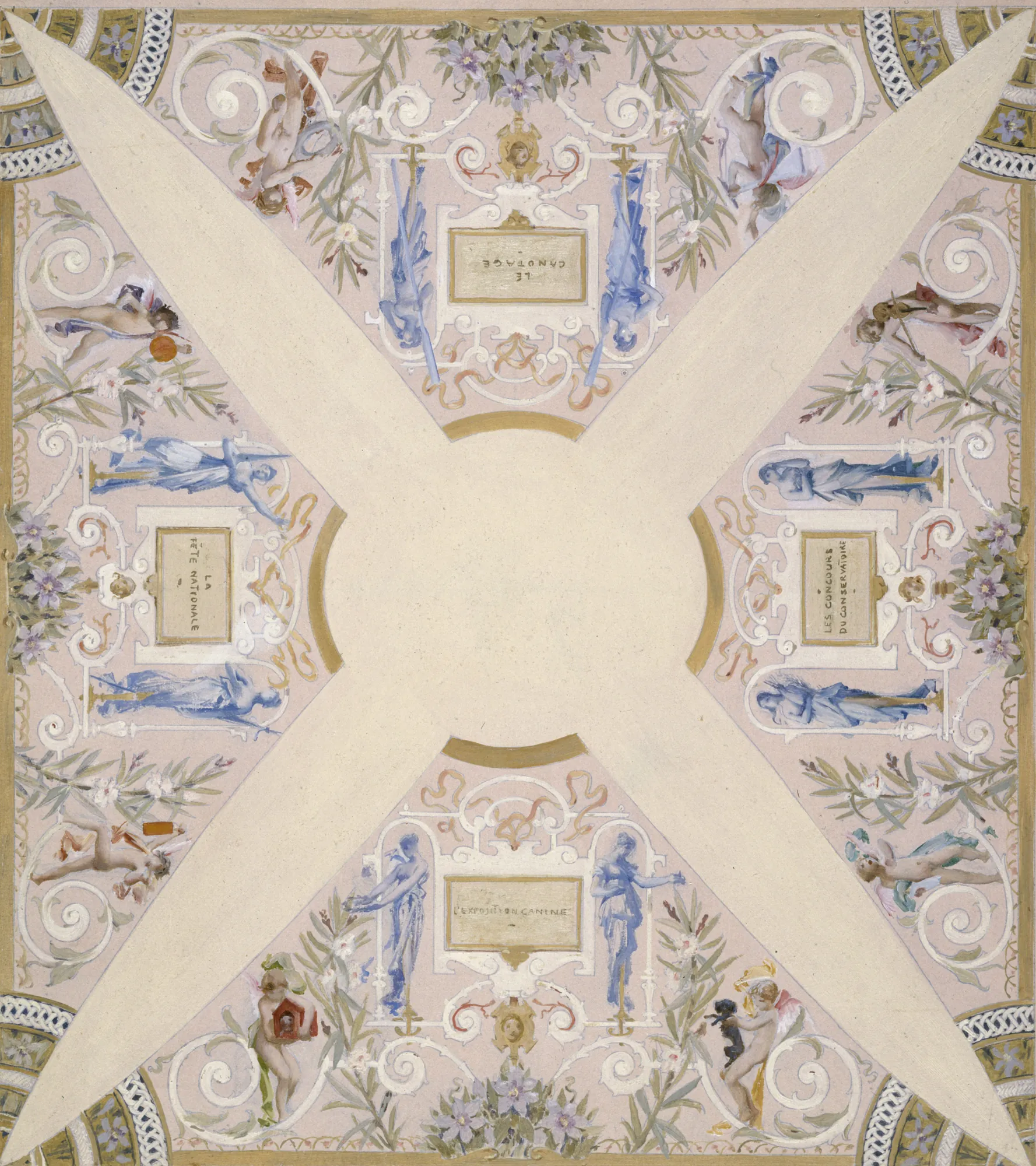 Sketch for the Escalier des Fêtes (July)