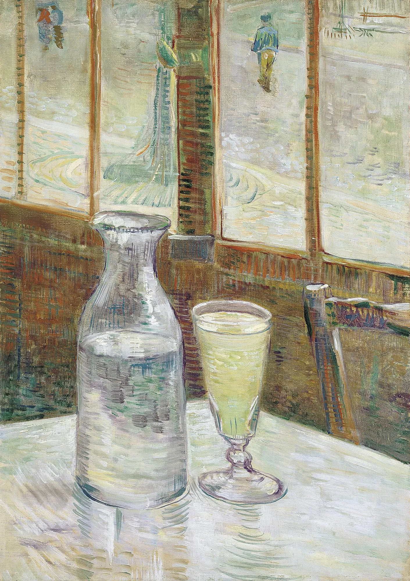 Café Table with Absinthe