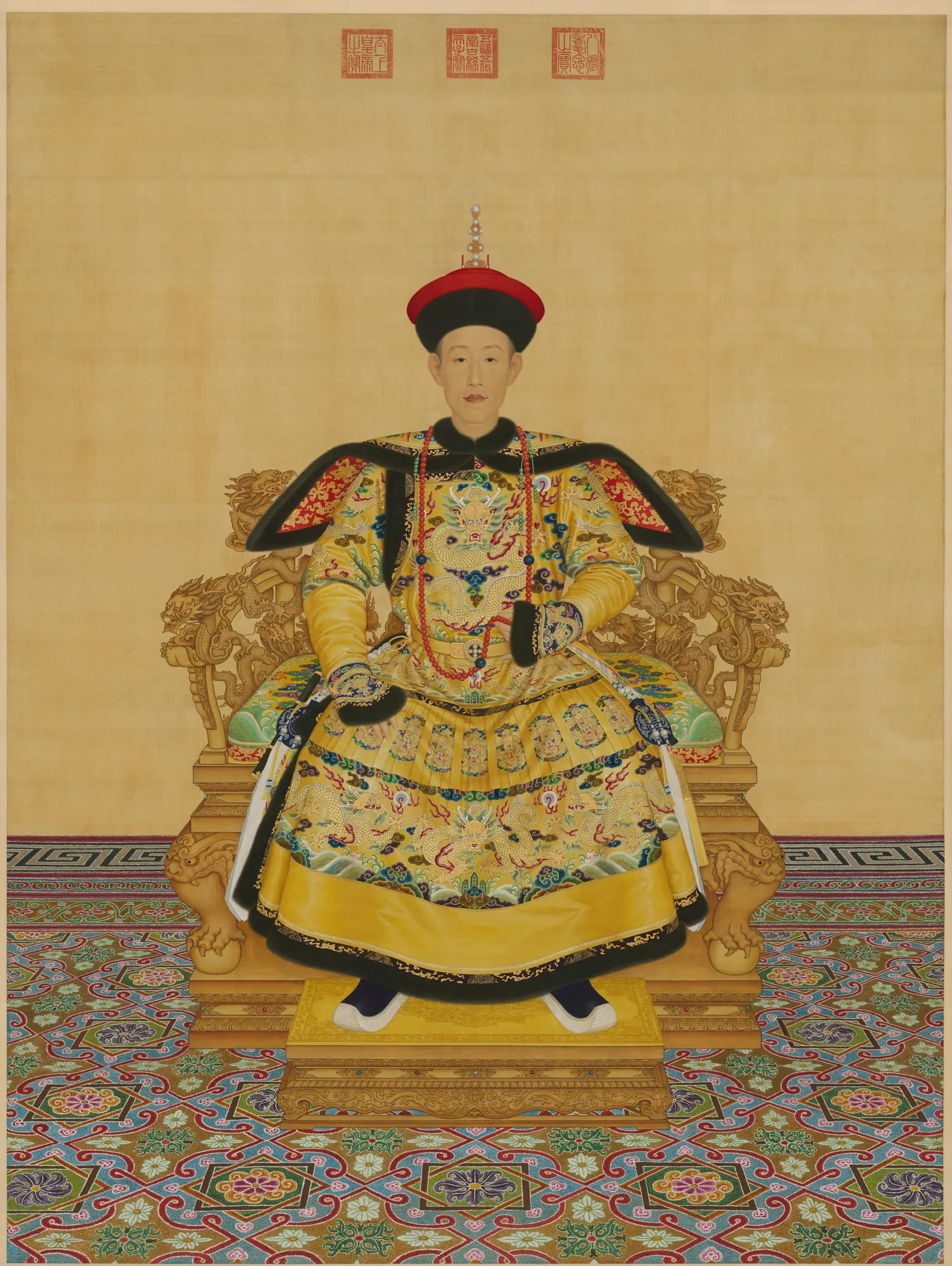 Portrait of the Qianlong Emperor in Court Dress