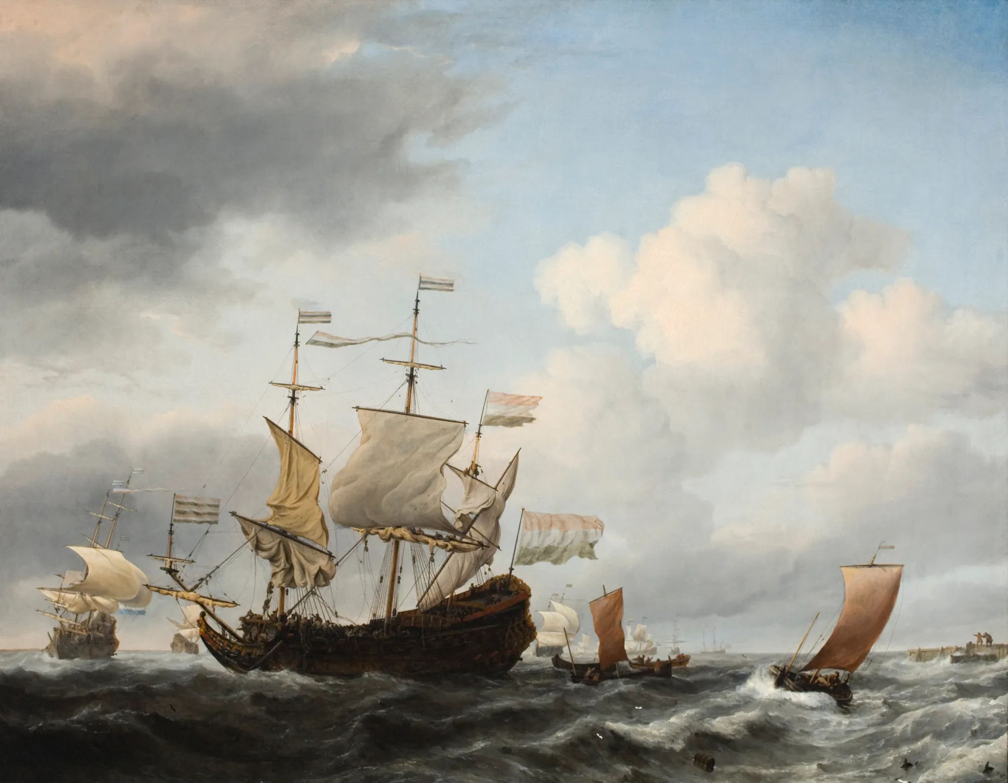 A Dutch Flagship Coming to Anchor