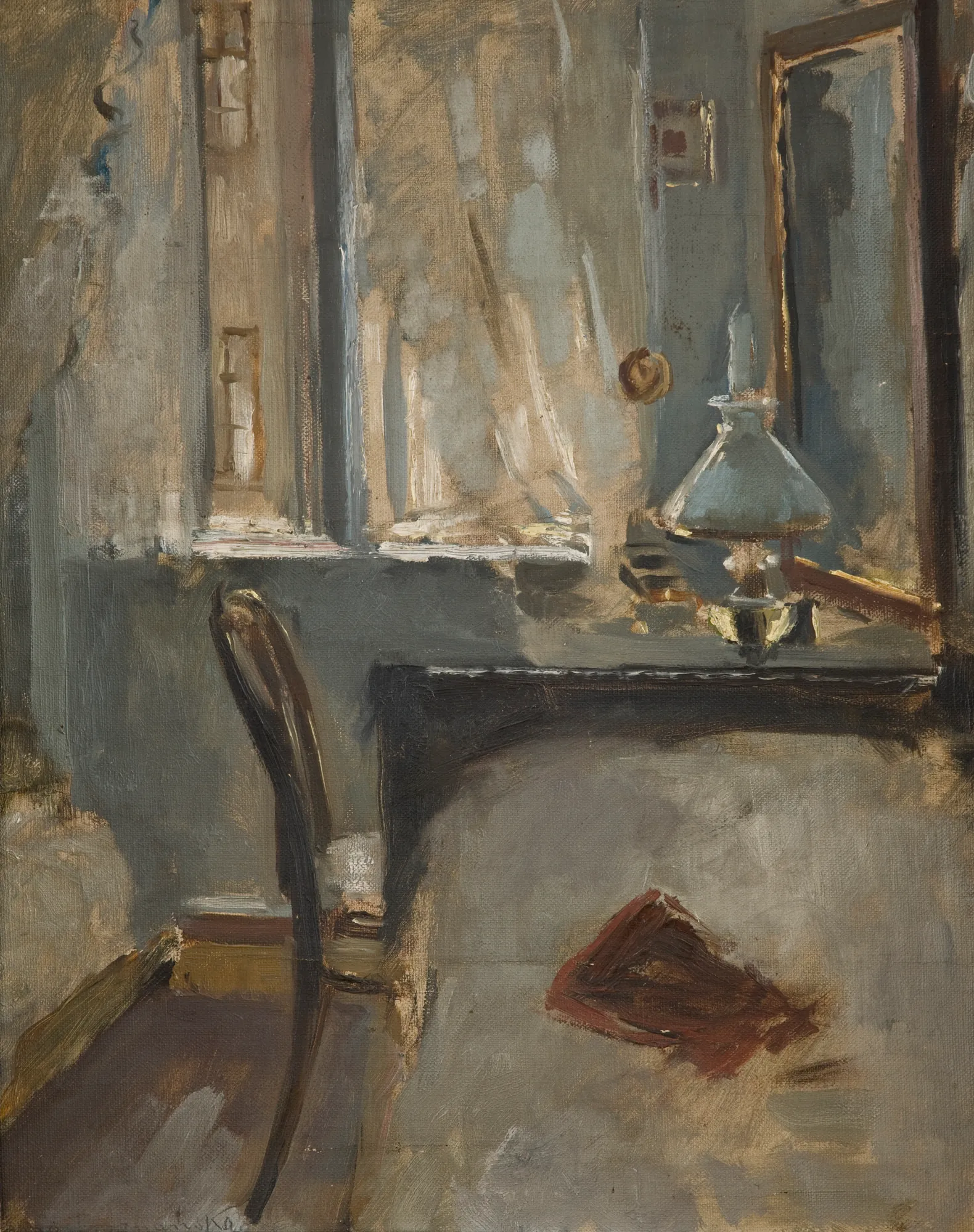 Study of the Interior of the Artist's Studio in Krakow