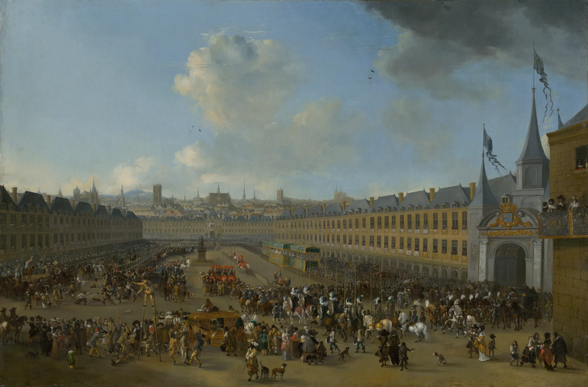 Tournament at the Place des Vosges in Paris