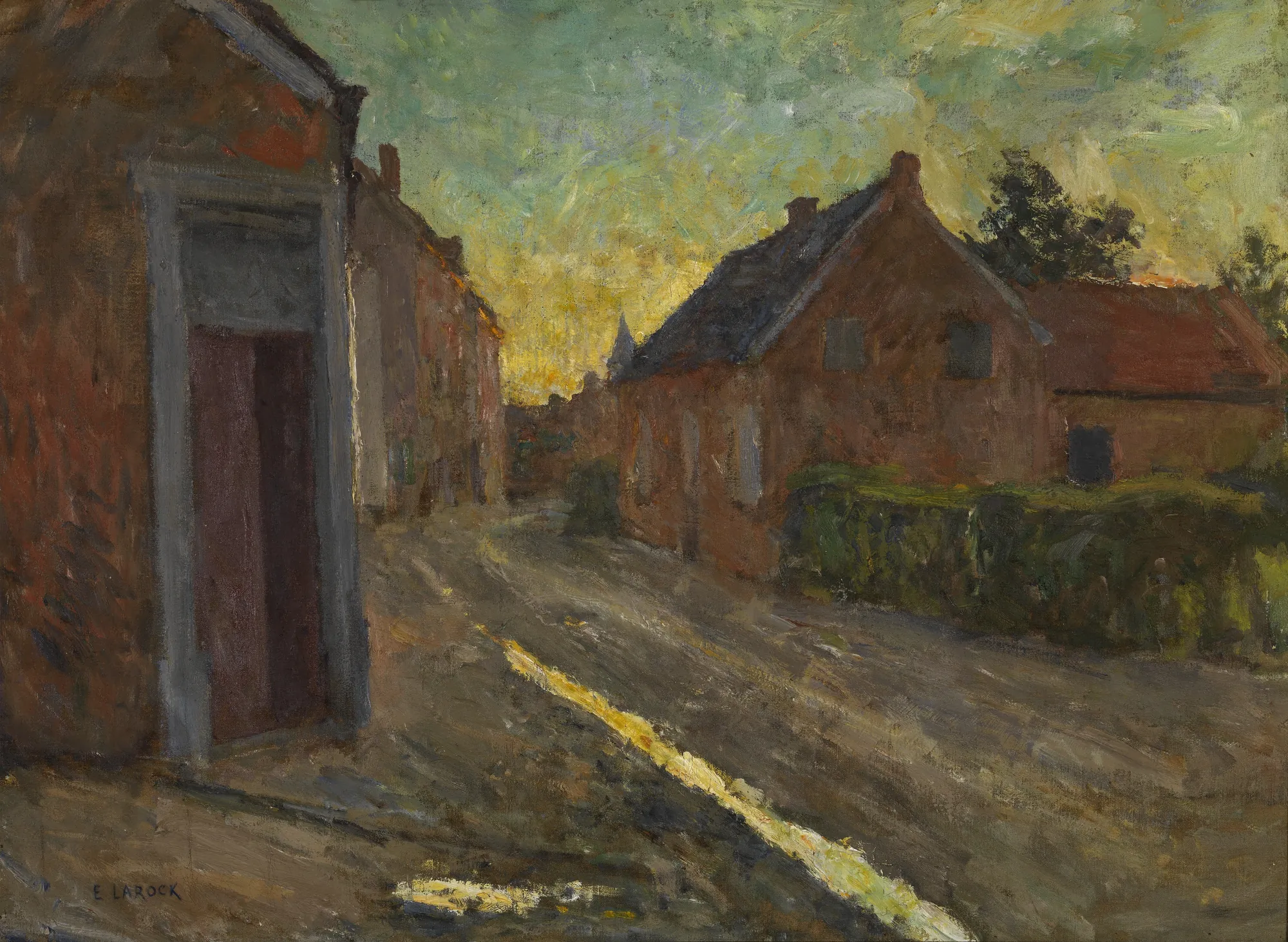 Village Street after a Thunderstorm