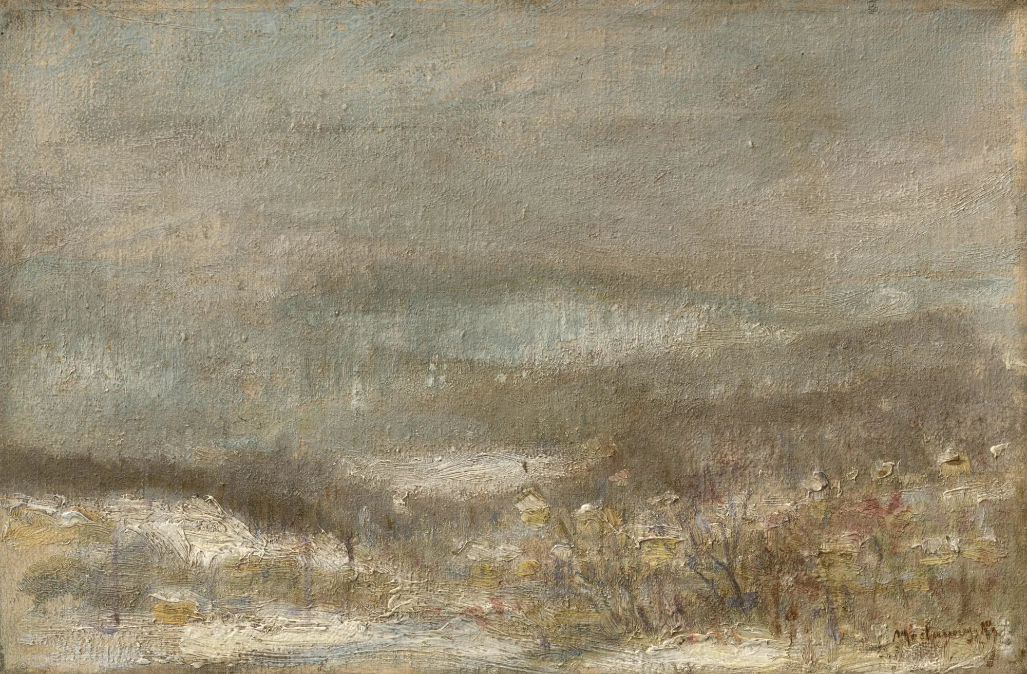 Winter Bleak Landscape