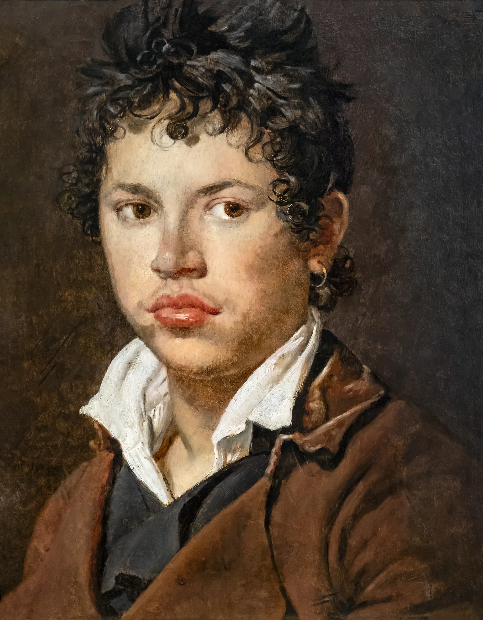 Portrait of a Young Man with an Earring