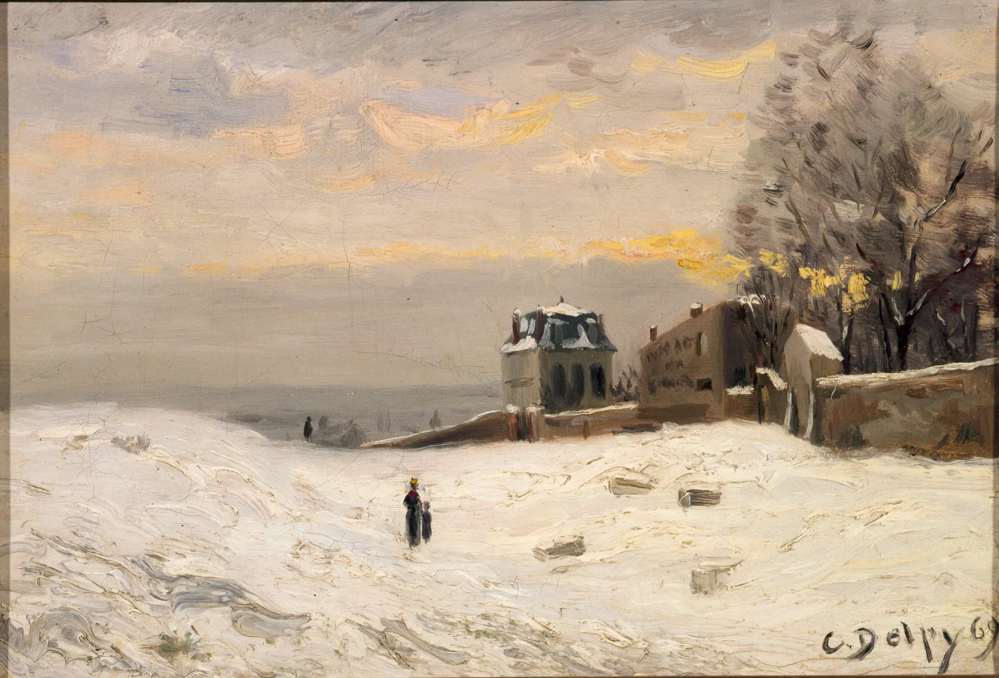 Snow in Montmartre