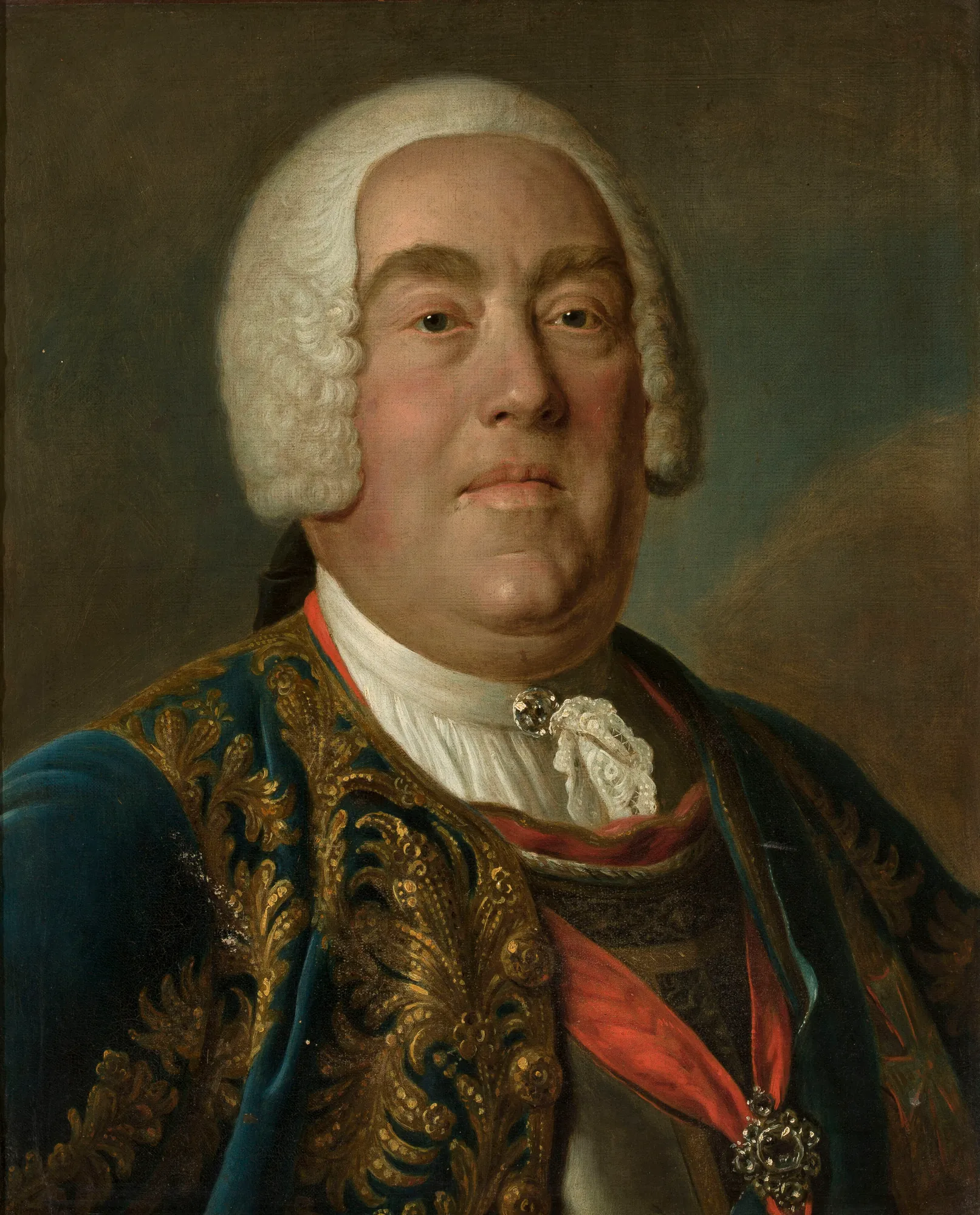 Portrait of Augustus III of Poland in a Blue Coat