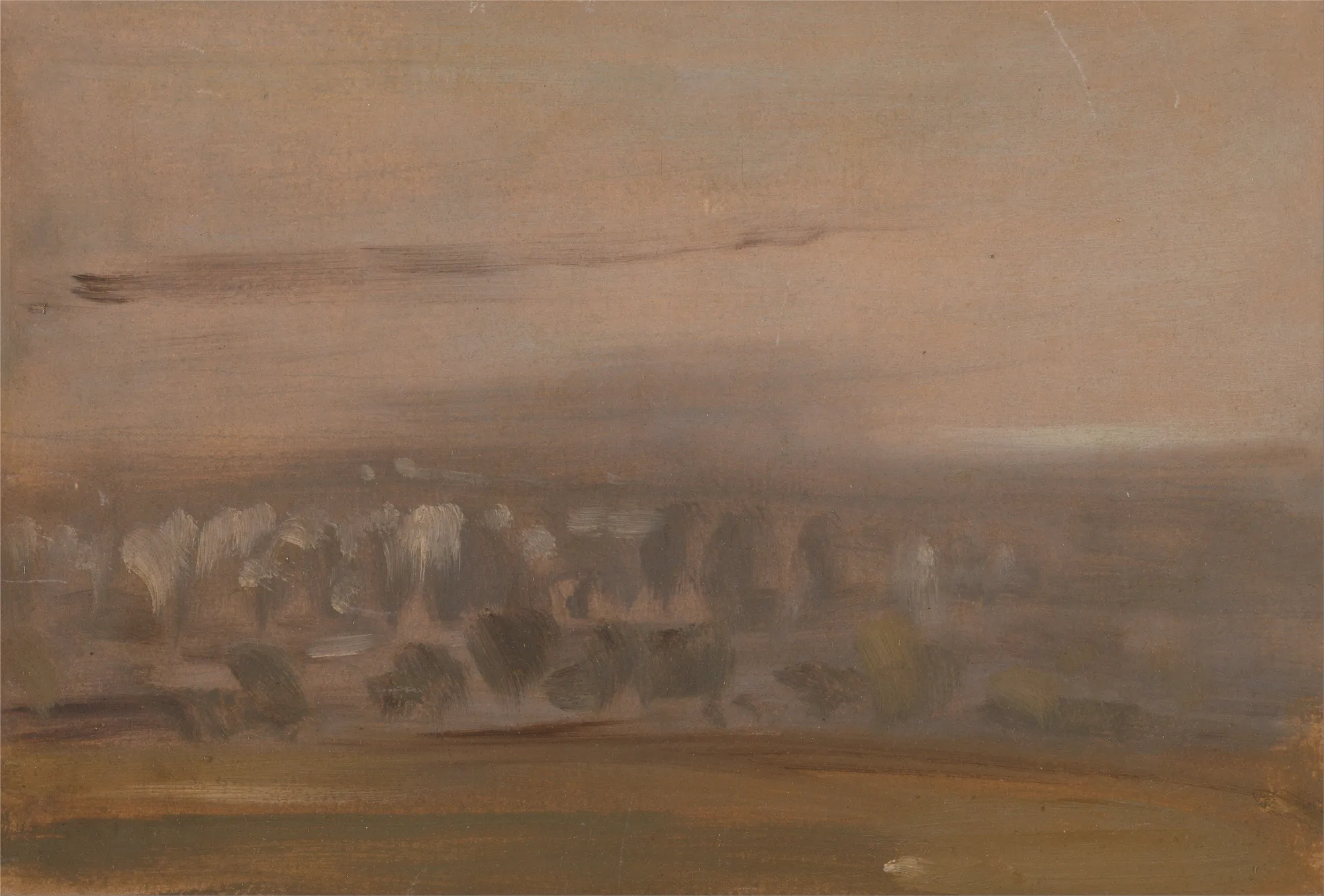 Landscape with Trees on a Slope