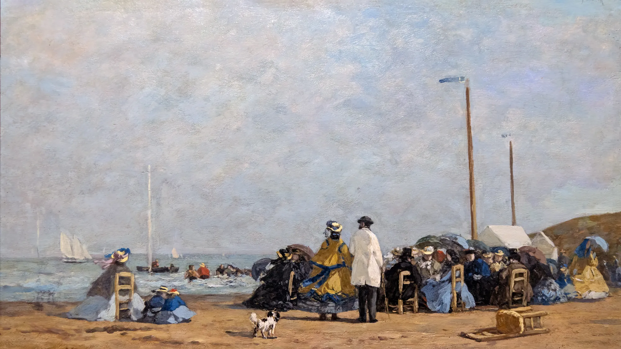 Crinolines on the Beach