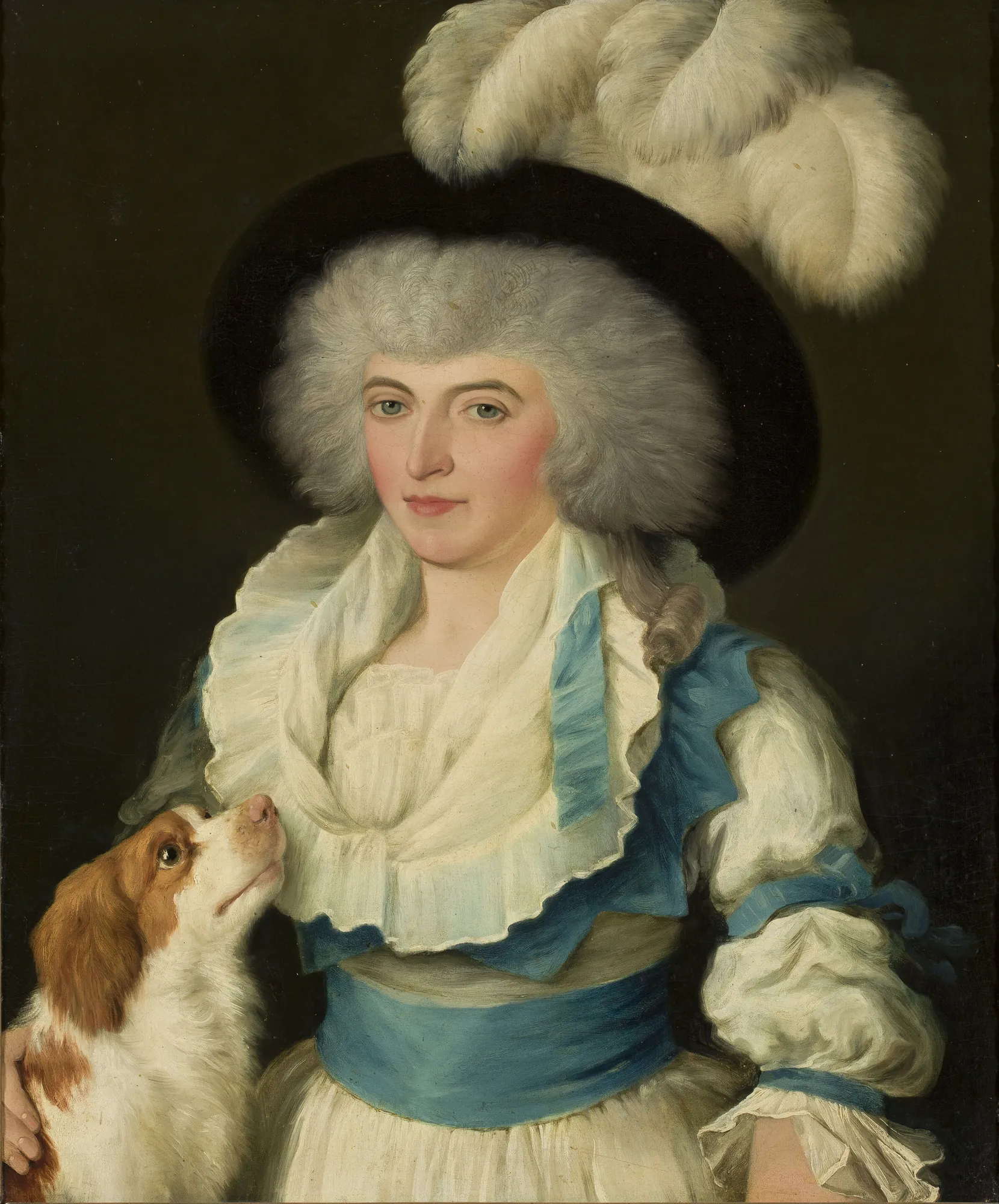 Portrait of a Lady with a Dog