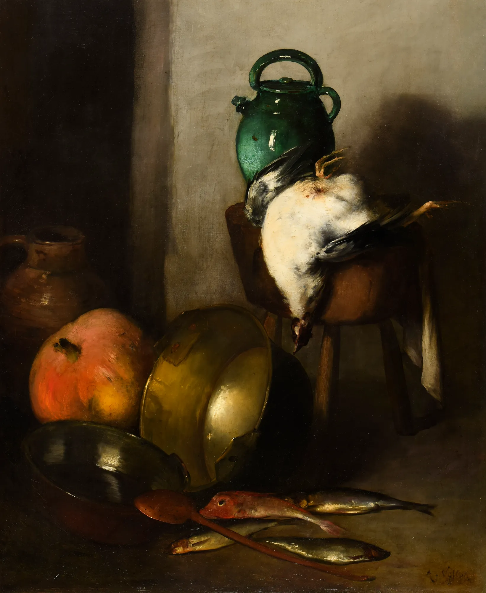 Still Life with Game and Fish