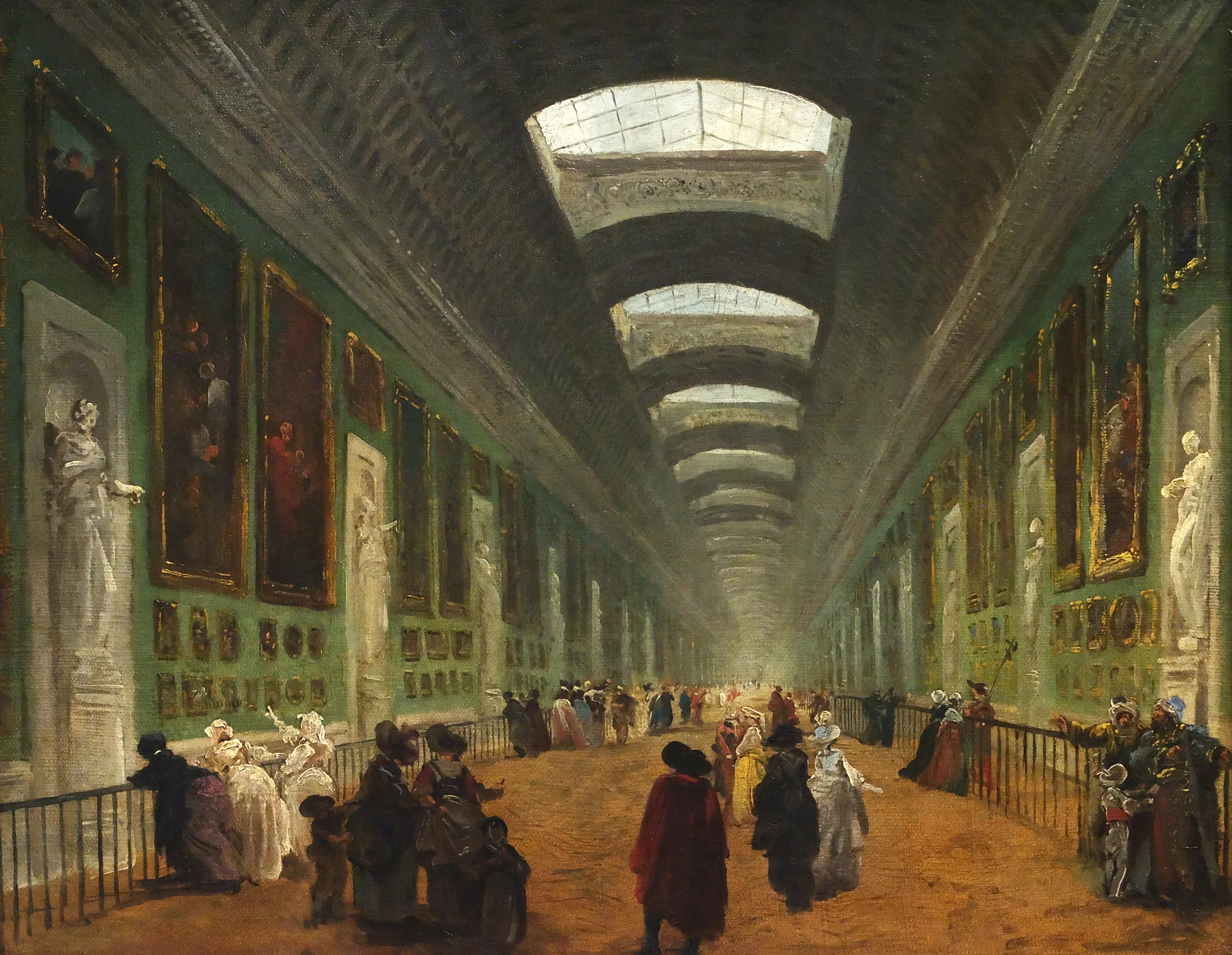 Projet d'aménagement de la Grande Galerie du Louvre