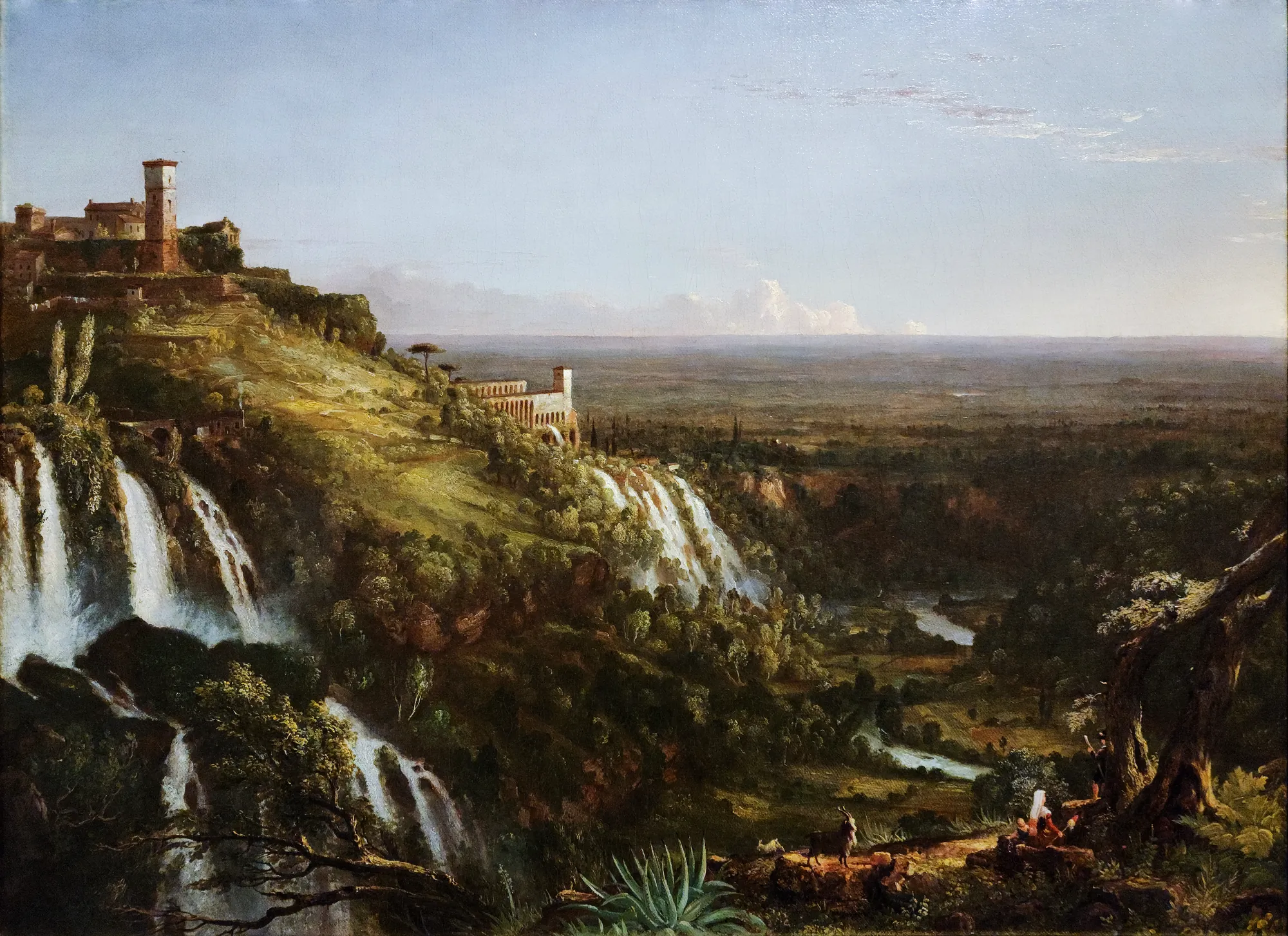 The Cascatelli, Tivoli, Looking Towards Rome