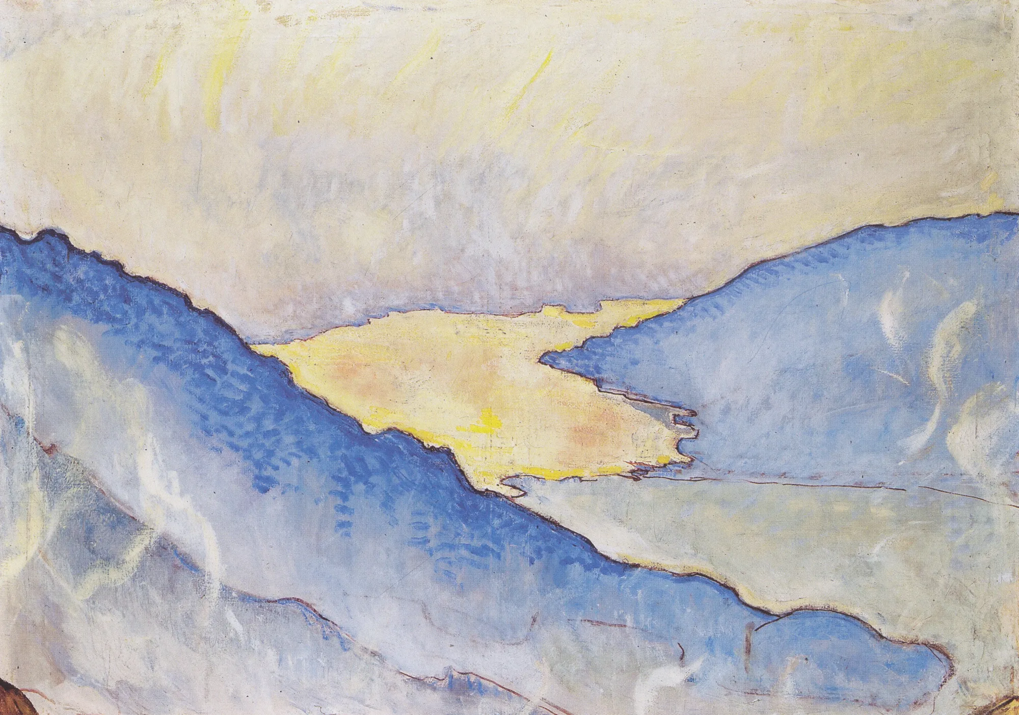 Evening Mist on Lake Thun