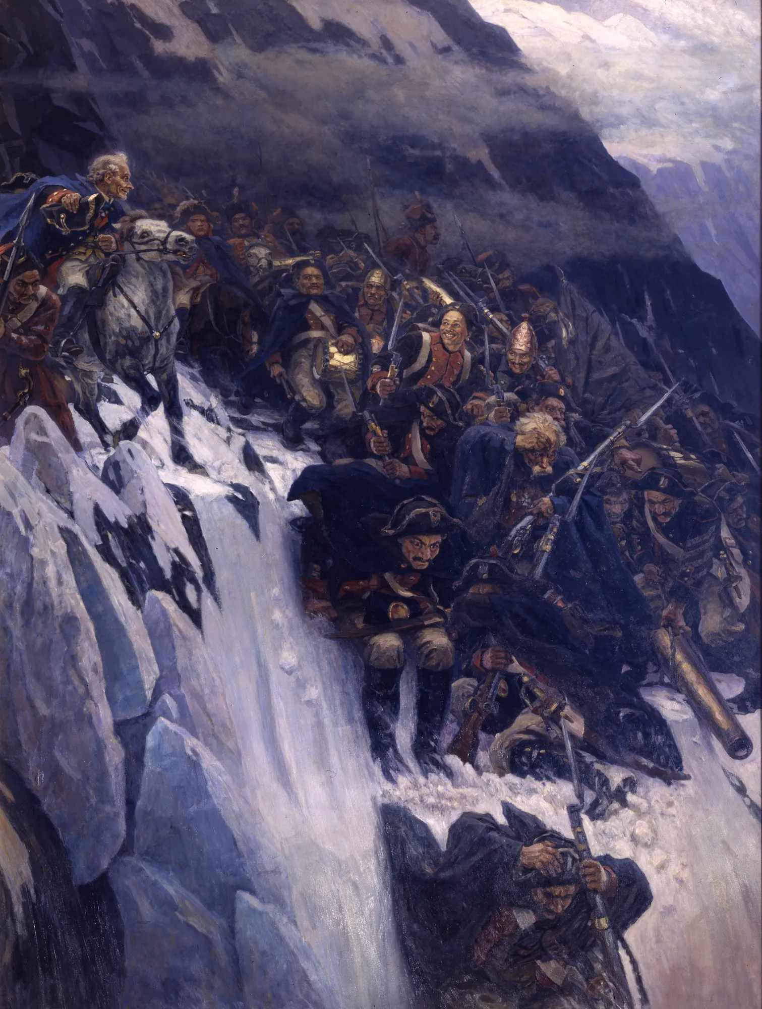 Suvorov Crossing the Alps in 1799
