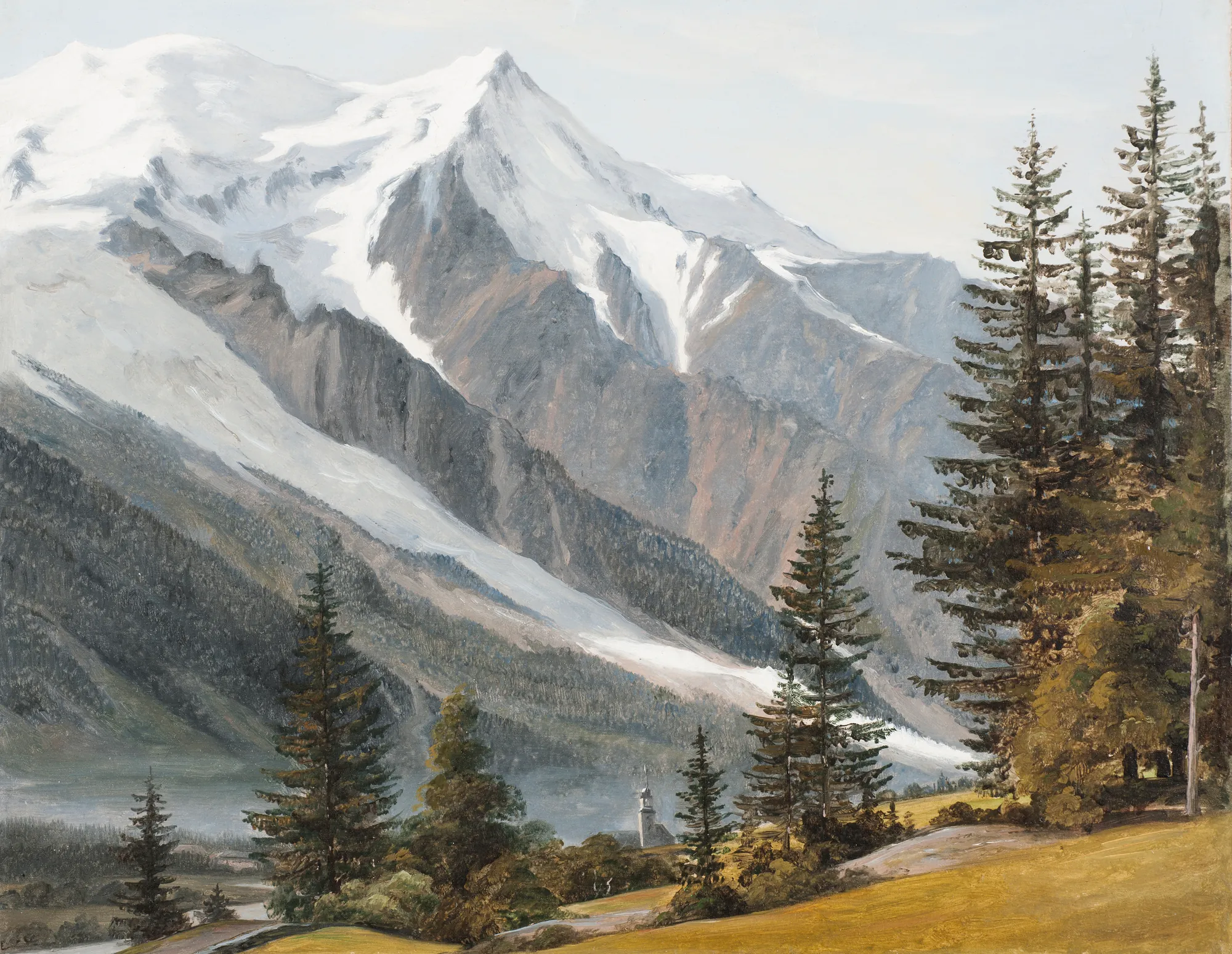 View of Chamonix-Mont-Blanc