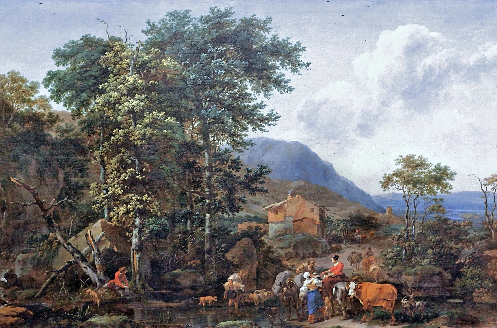Landscape with Tall Trees