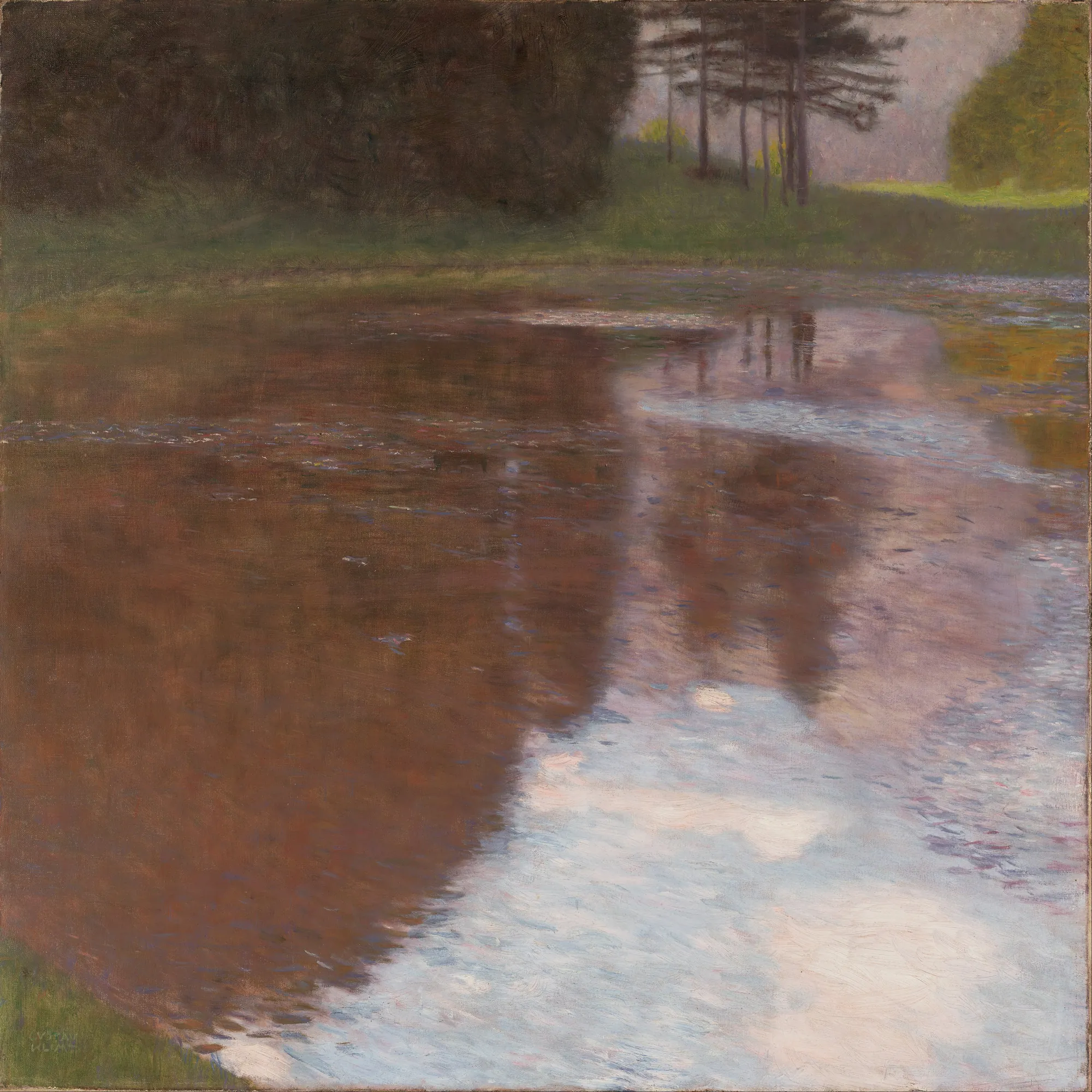 A Morning by the Pond