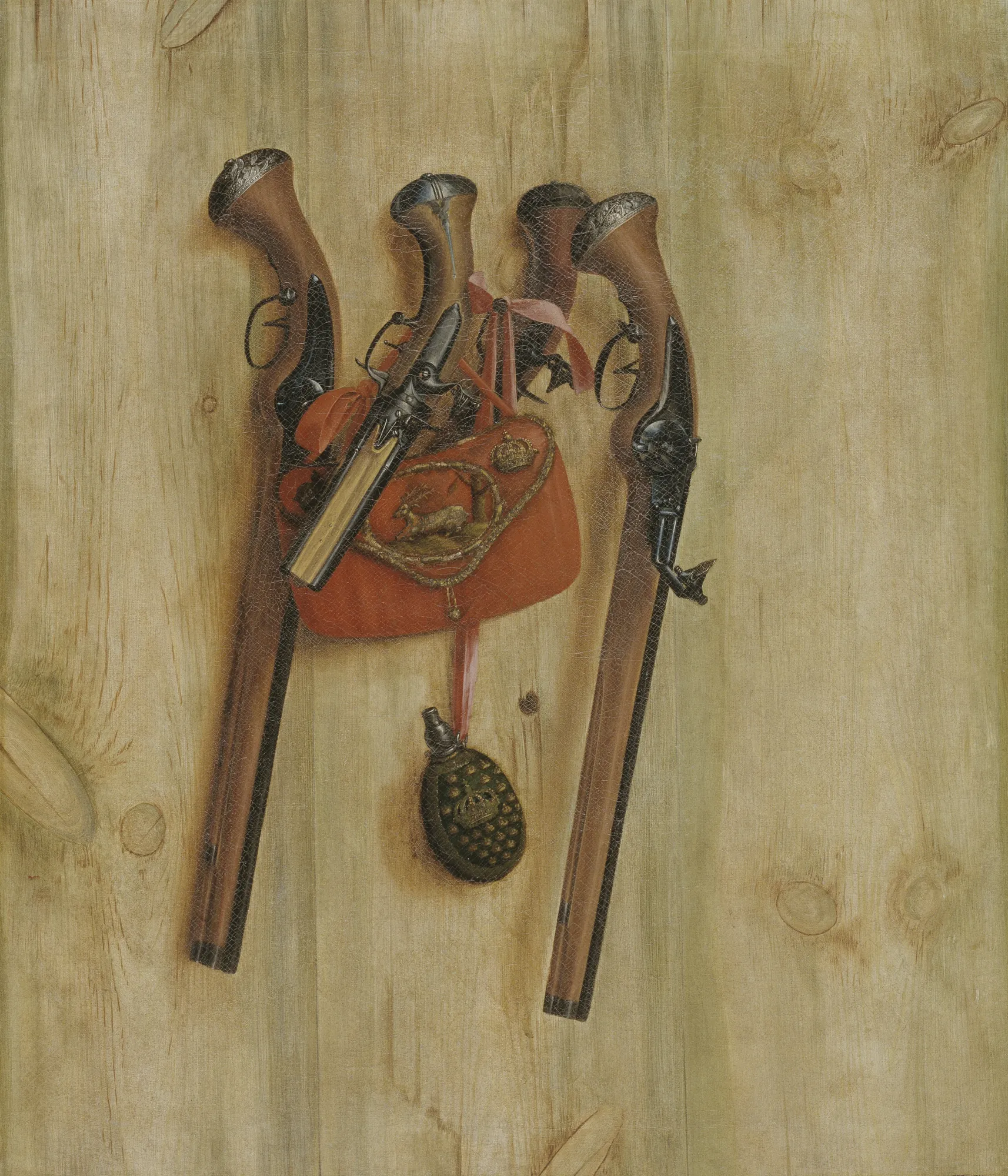 Trompe l'Oeil with Pistols