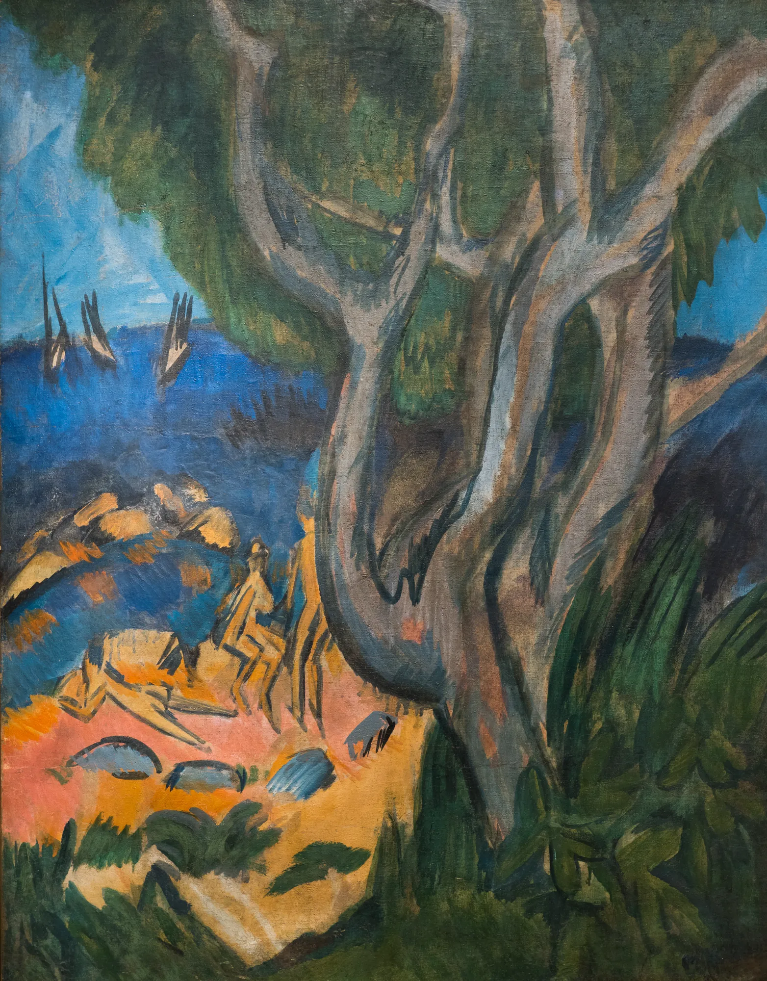 Bathers on the Beach of Fehmarn