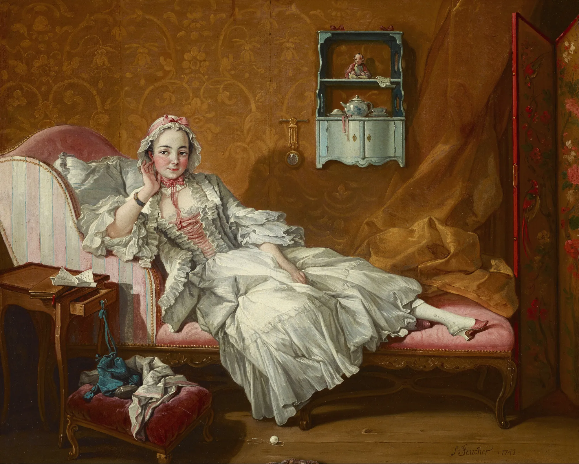 A Lady on Her Day Bed