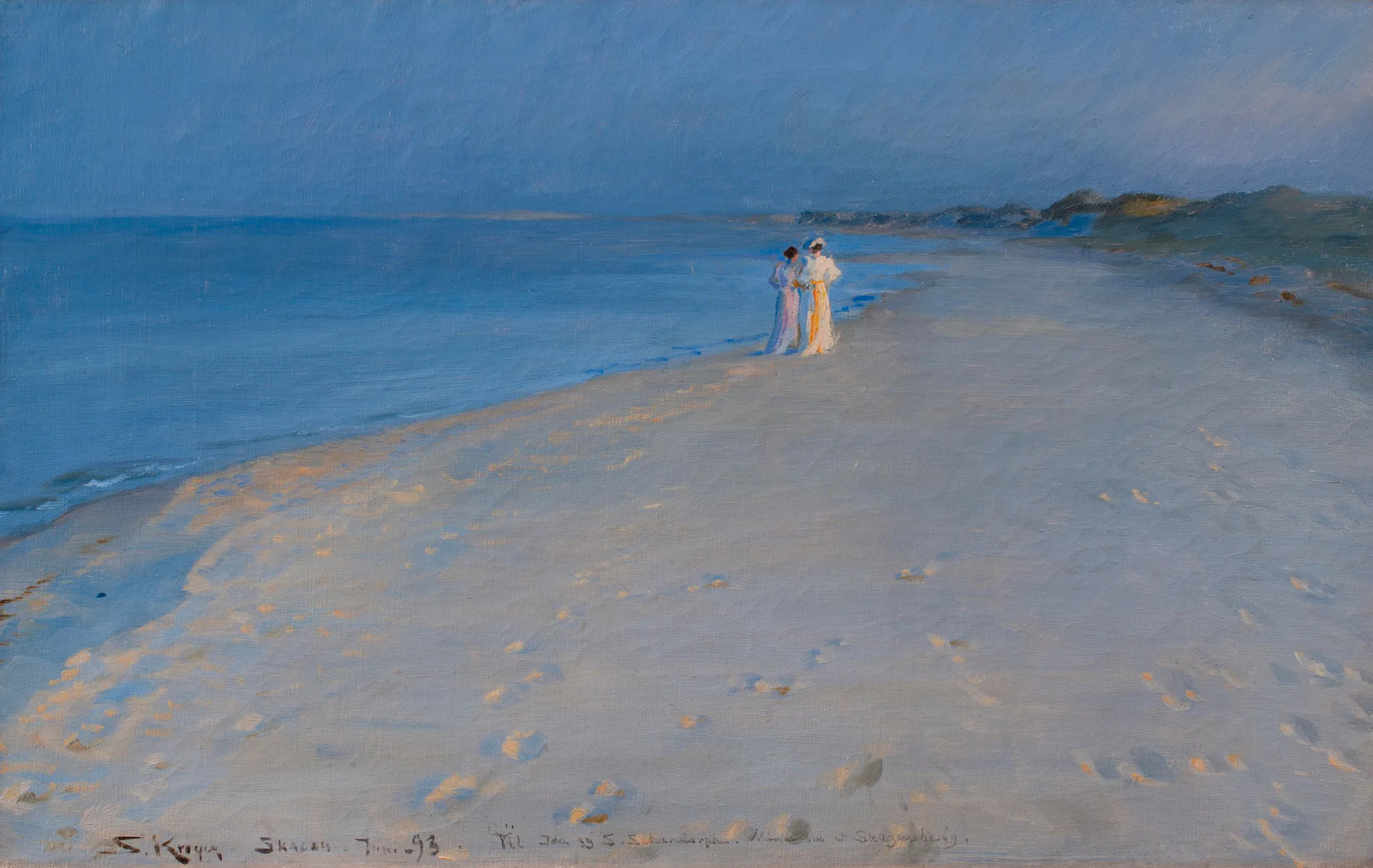 Summer Evening at the South Beach, Skagen