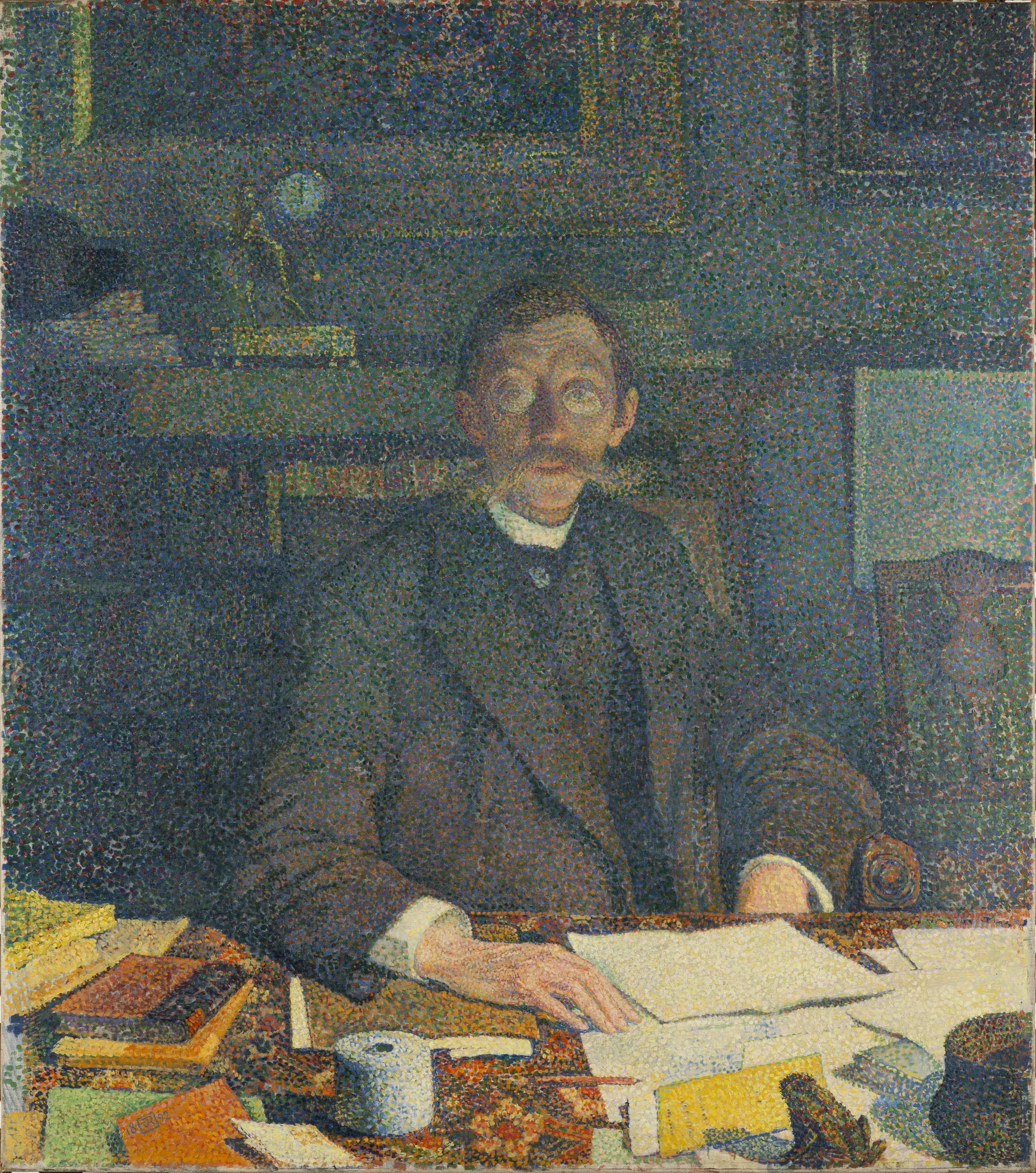 Portrait of Emile Verhaeren in His Study