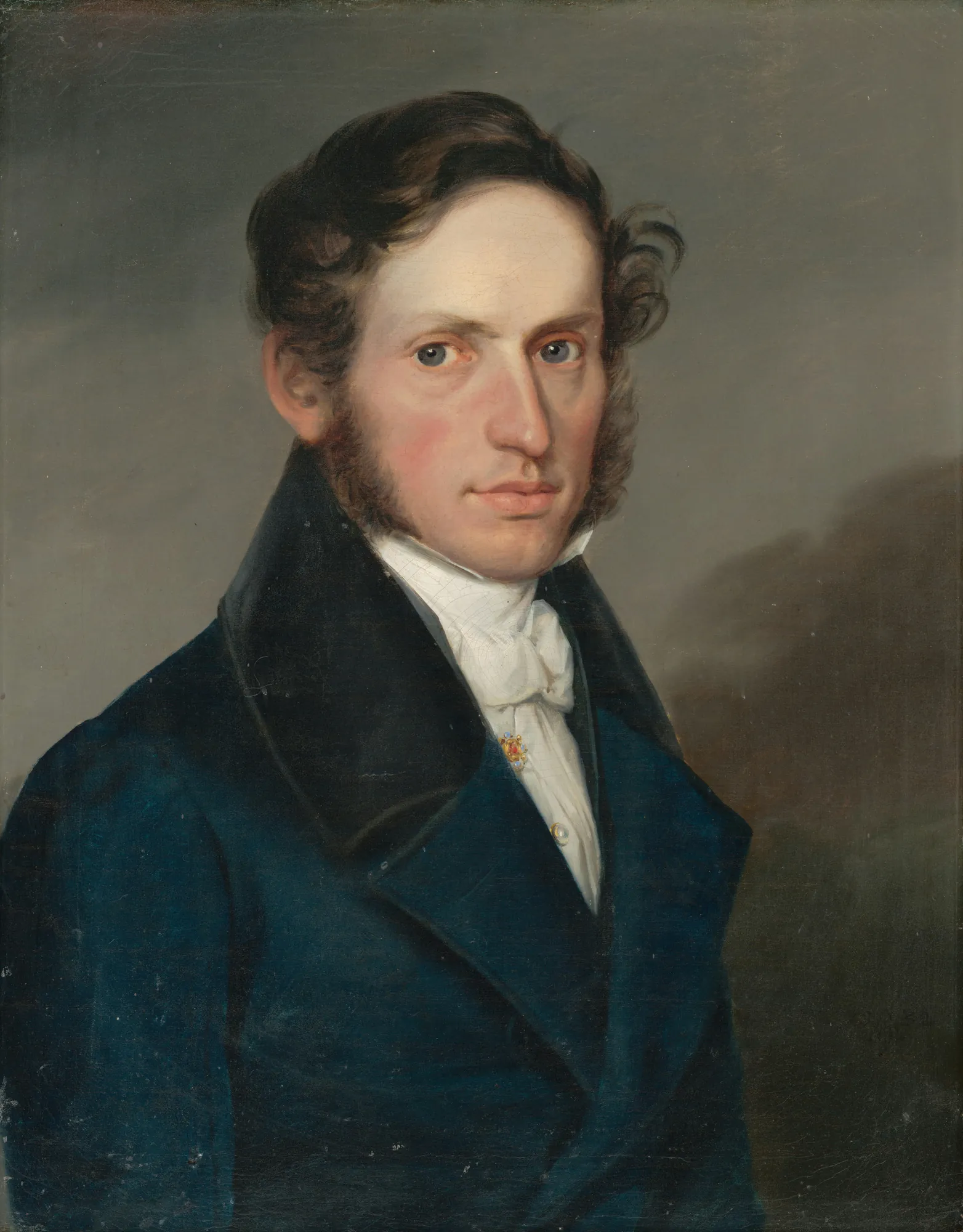 Man in a Blue Frock Coat (Muž v modrom redingote)