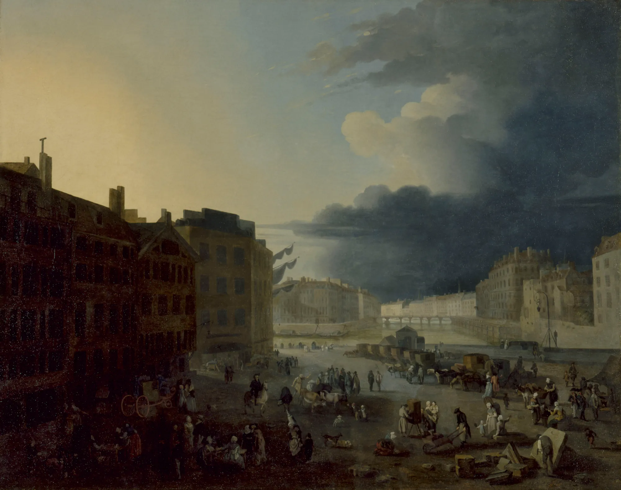 View of the Pont Rouge and the Île de la Cité