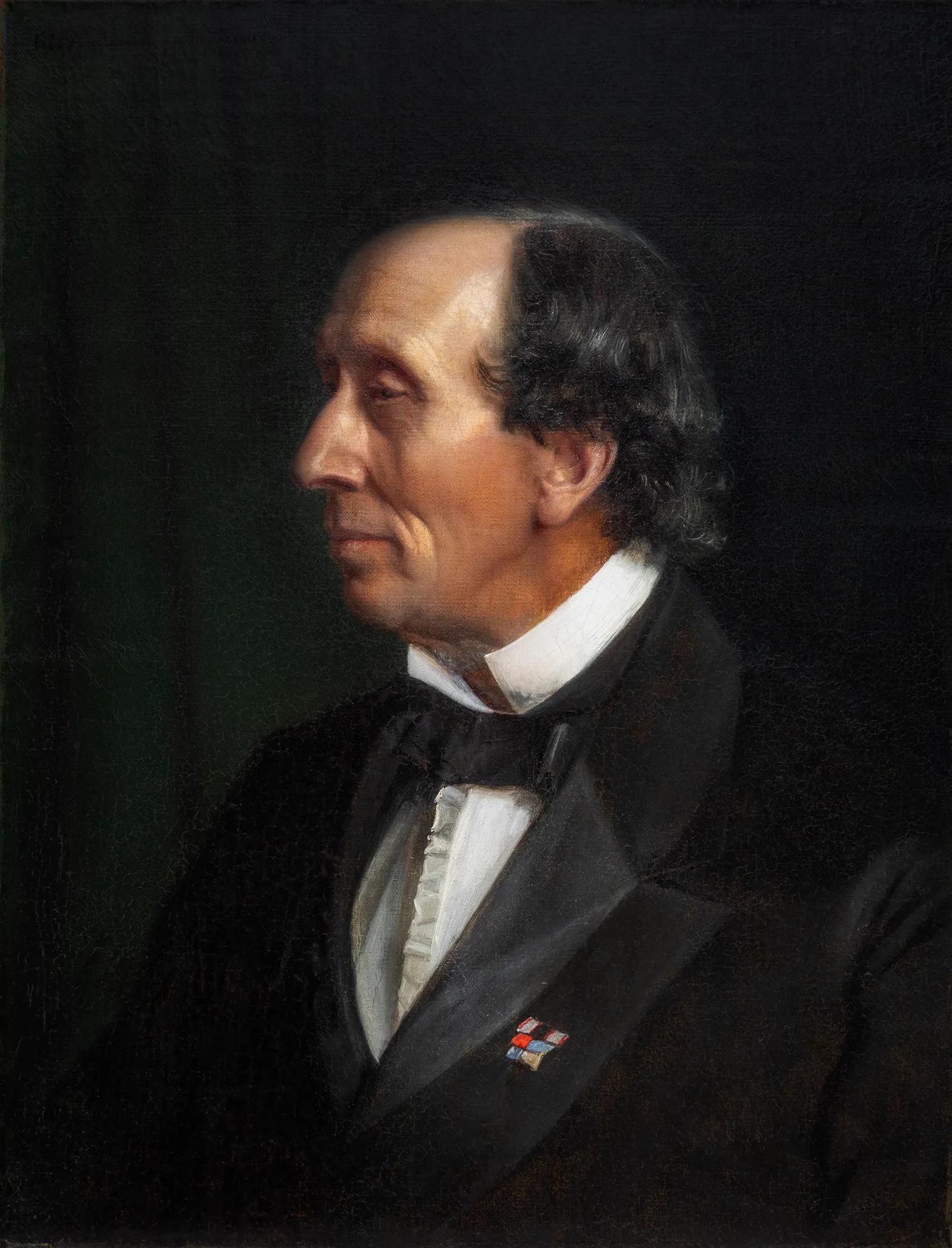 Portrait of Hans Christian Andersen