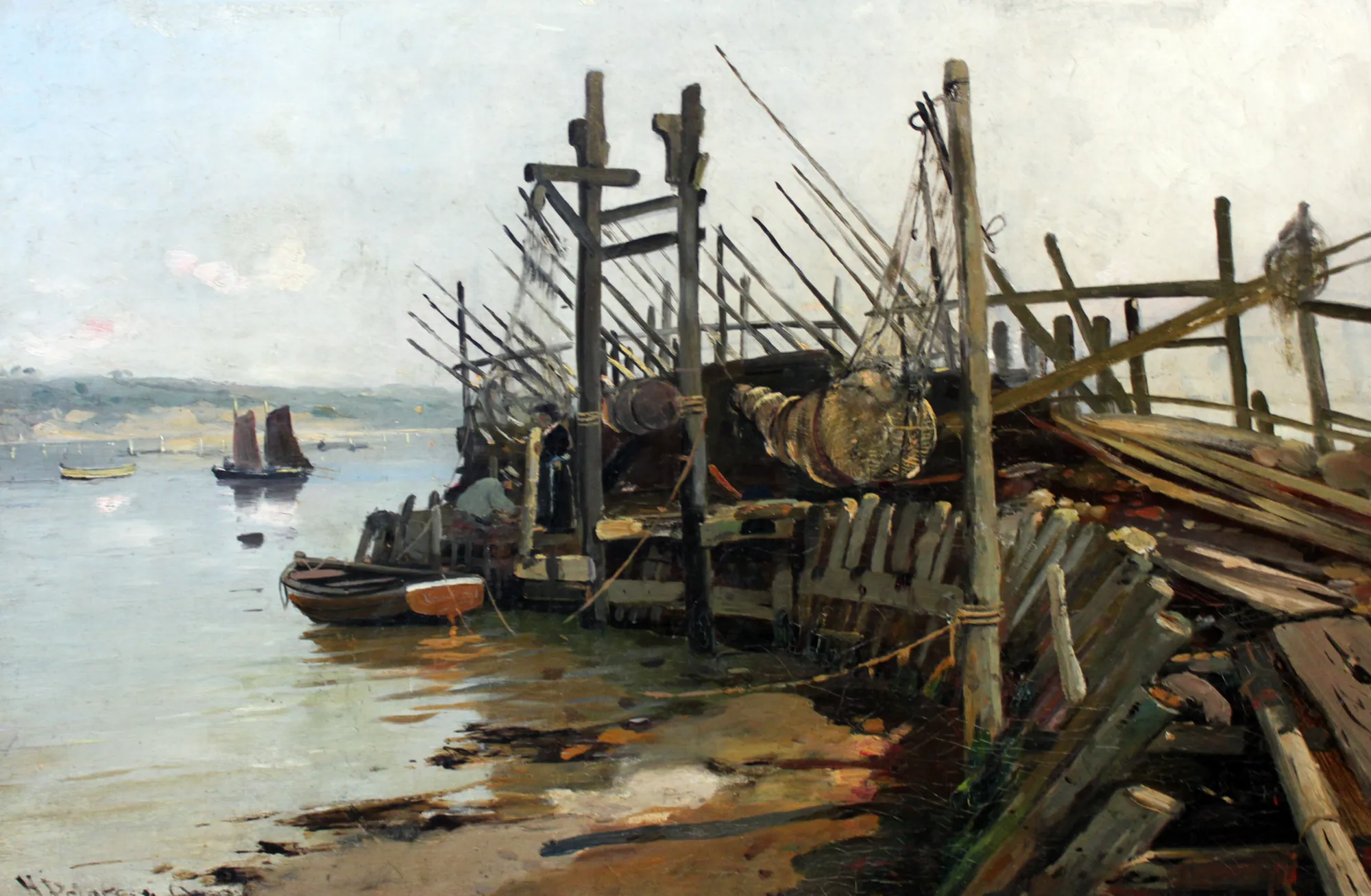 Landing-stage at Flensburg Fjord
