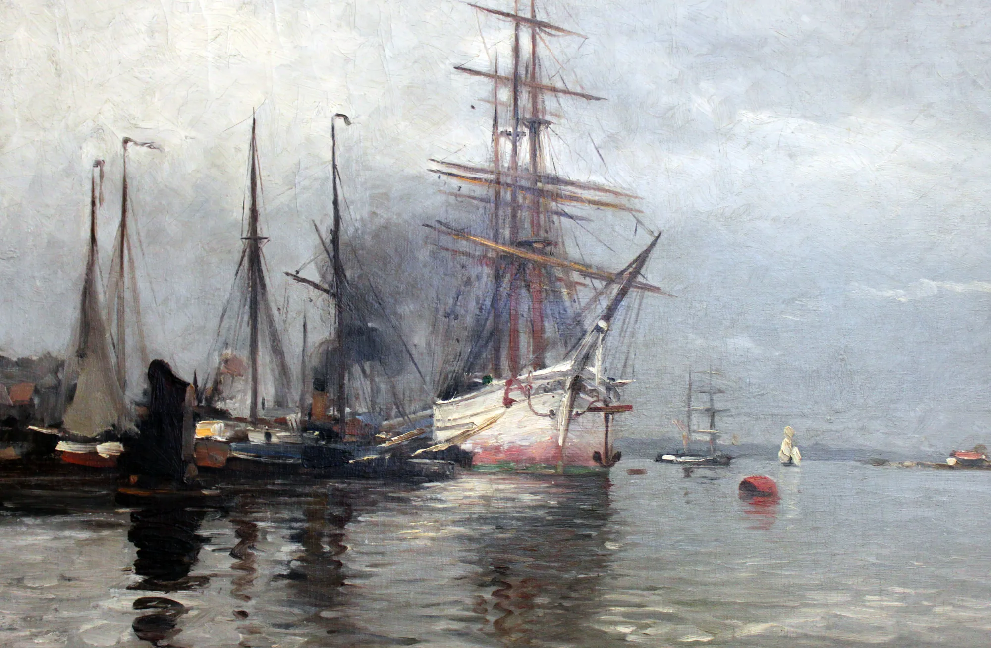 Sailboat in Flensburg Harbour