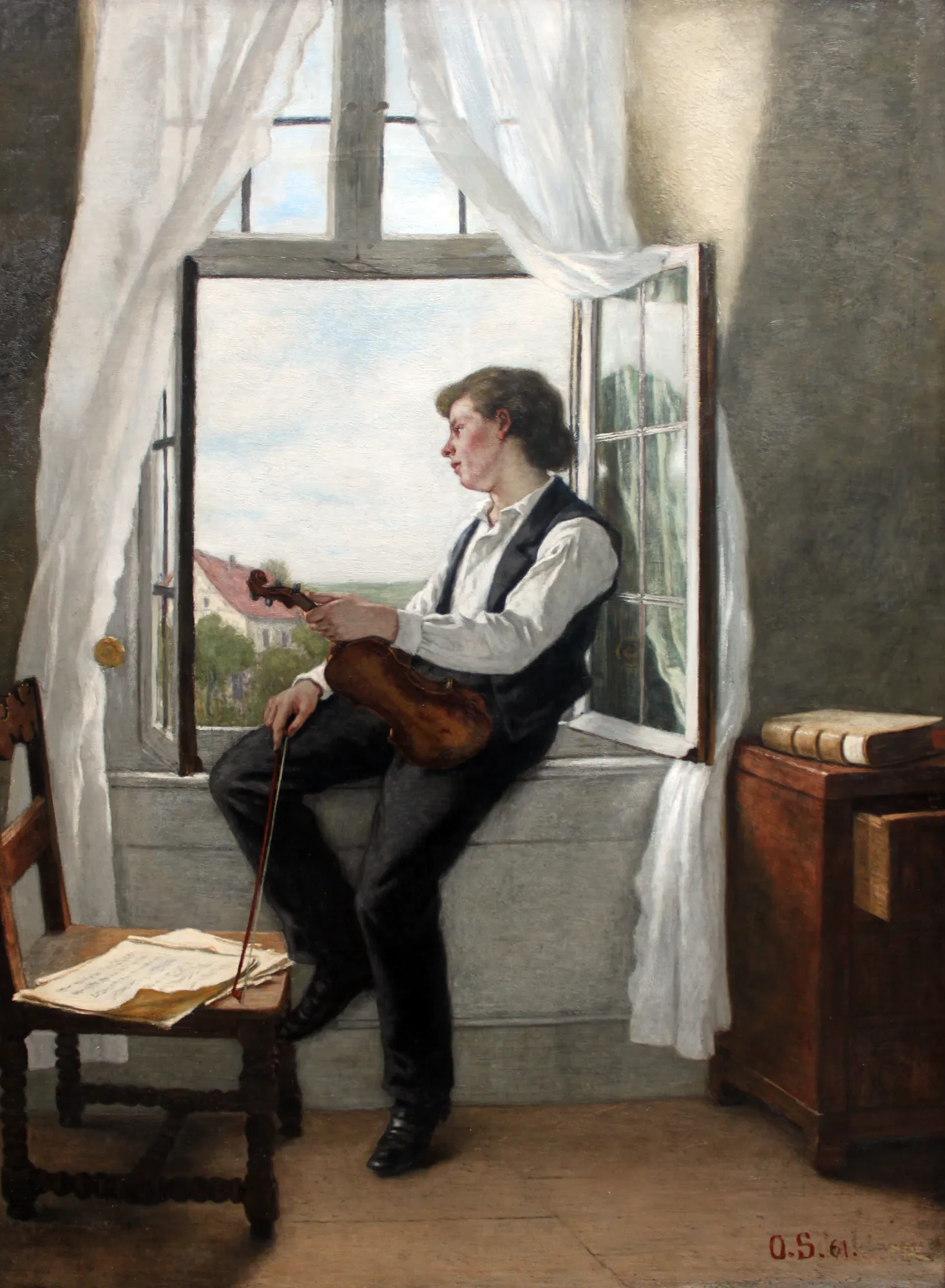 The Violinist by the Window