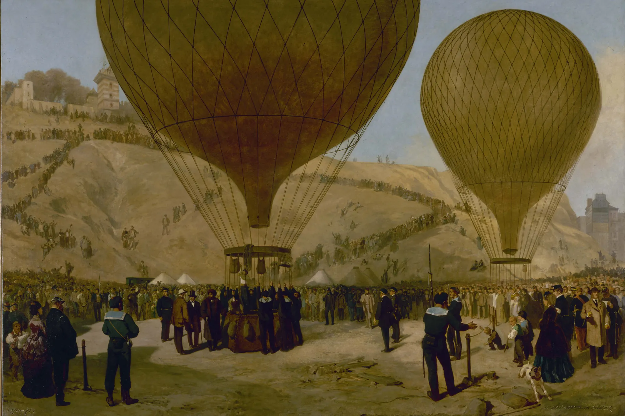 The Departure of Léon Gambetta from Montmartre