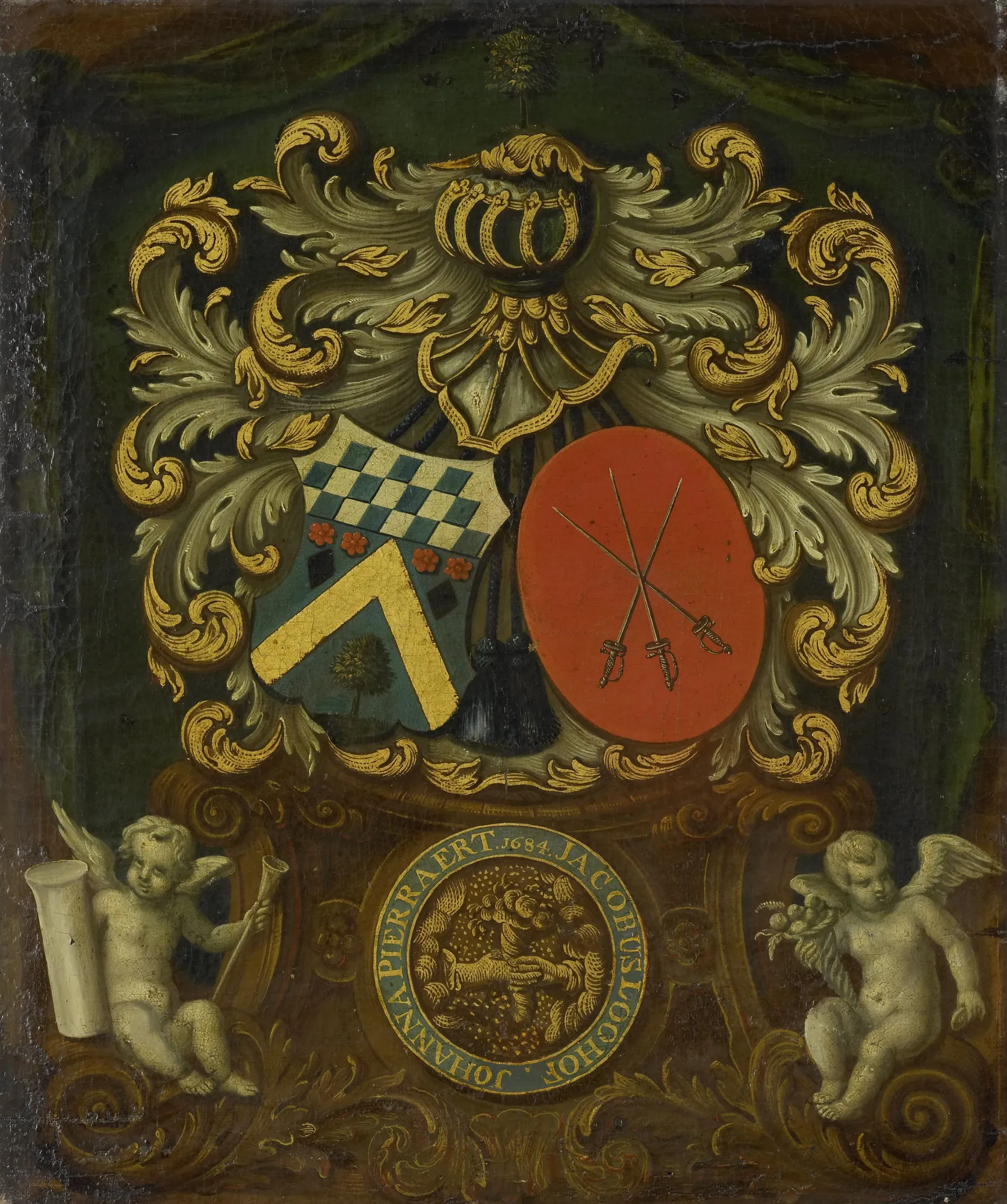 Family Shields of Jacobus Loohoff and Johanna Pierraert